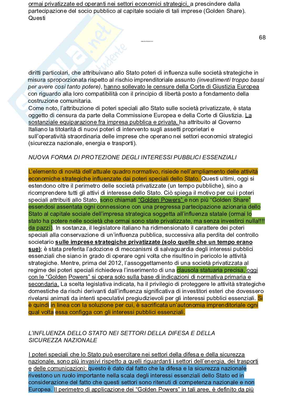 Diritto dell'economia Pag. 71