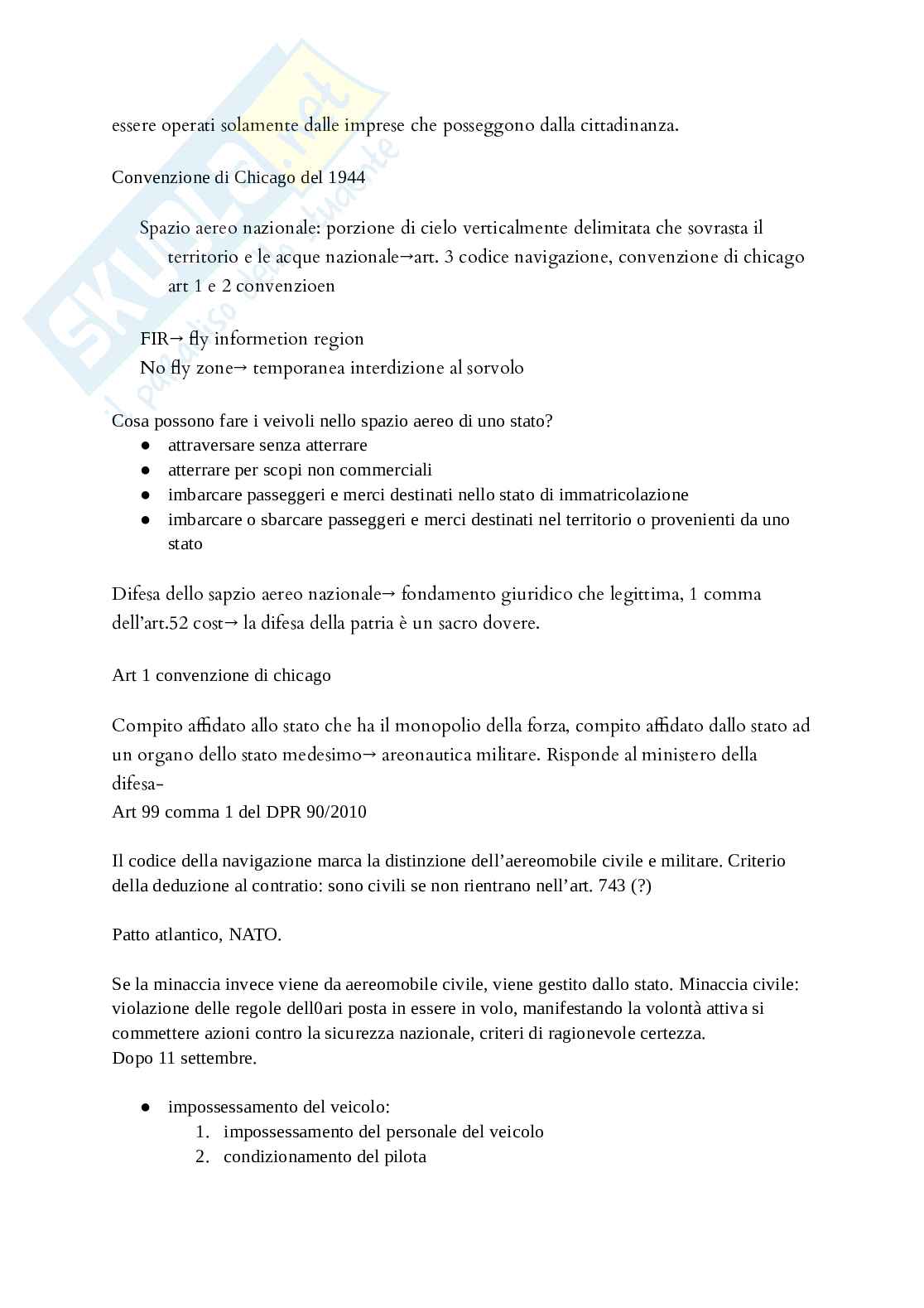 Appunti lezioni Diritto della navigazione e dei trasporti Pag. 16