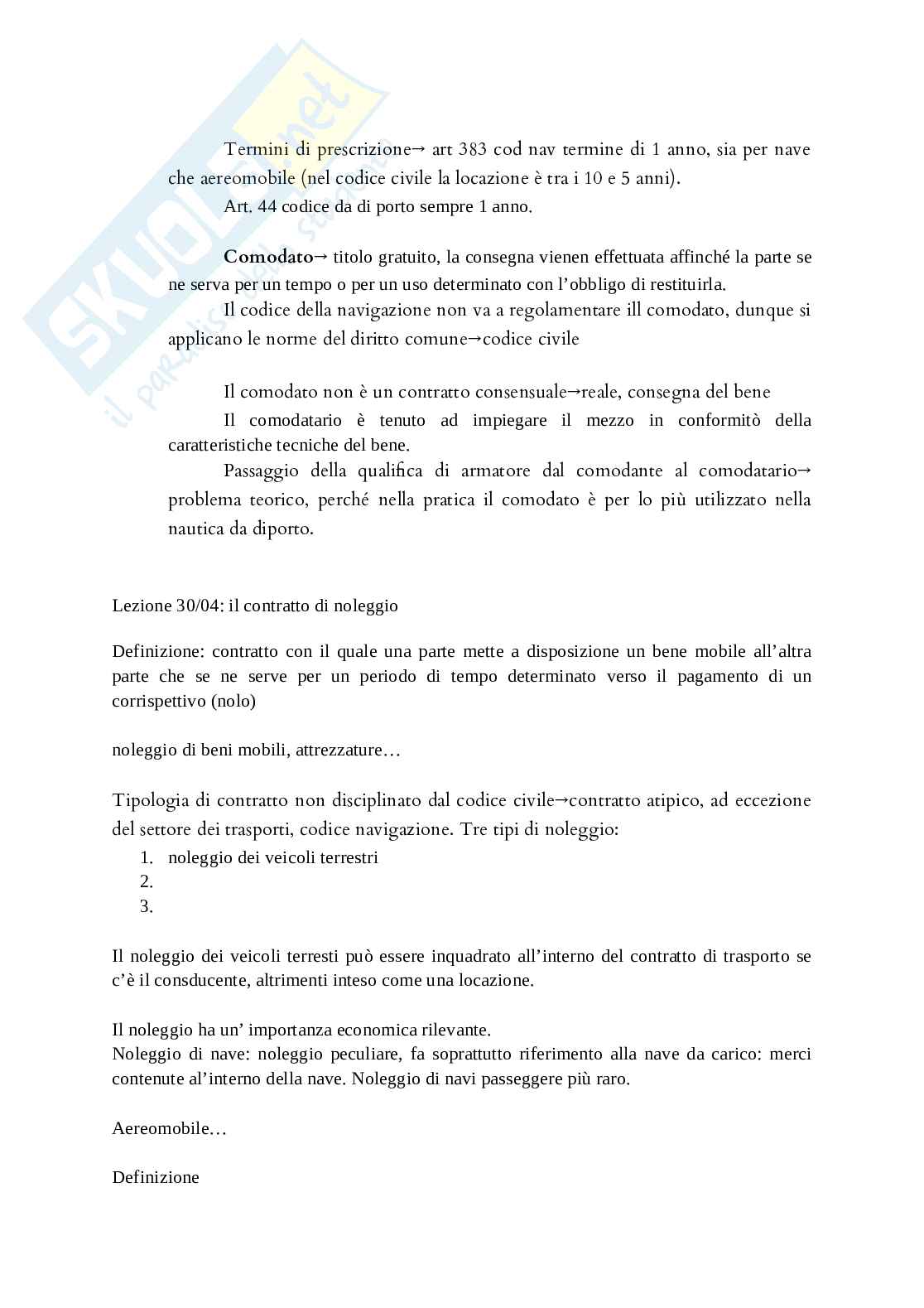 Appunti lezioni Diritto della navigazione e dei trasporti Pag. 51