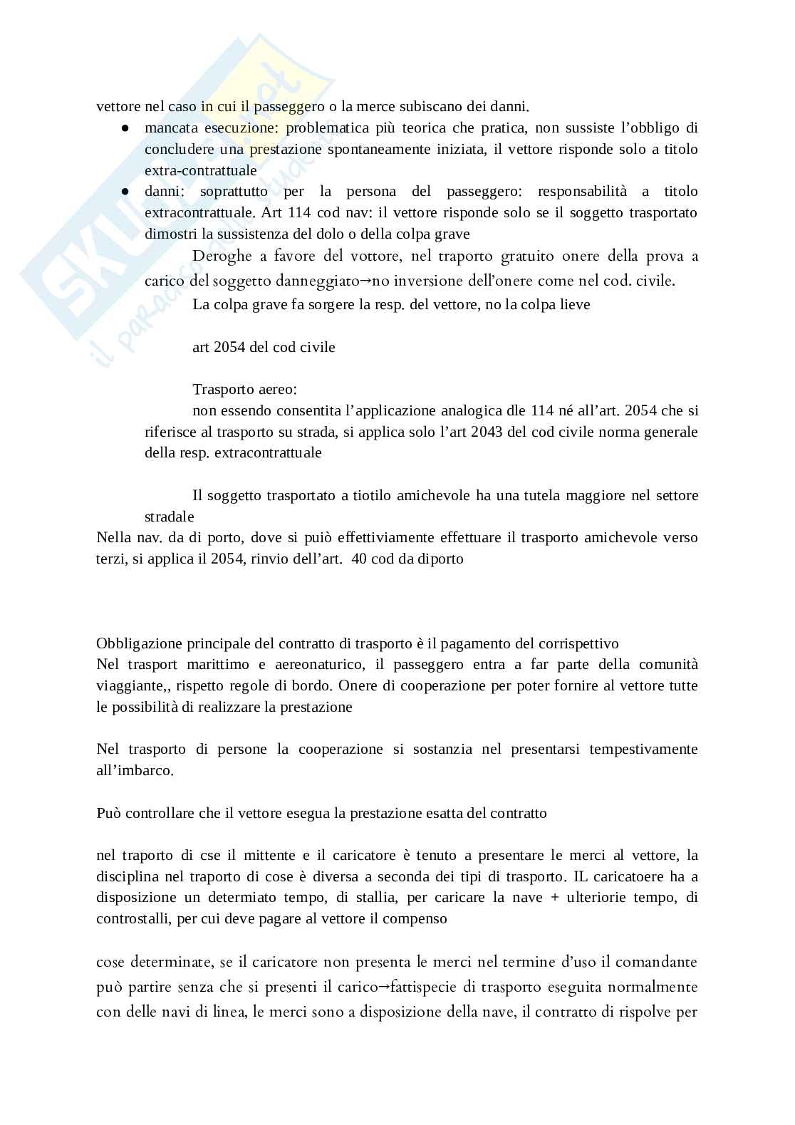 Appunti lezioni Diritto della navigazione e dei trasporti Pag. 61