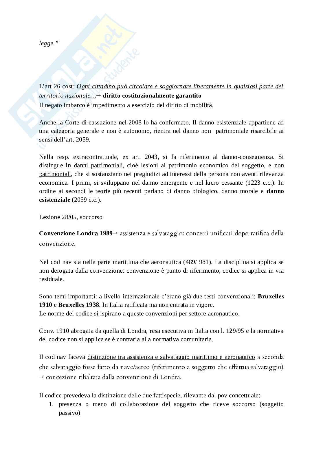 Appunti lezioni Diritto della navigazione e dei trasporti Pag. 76