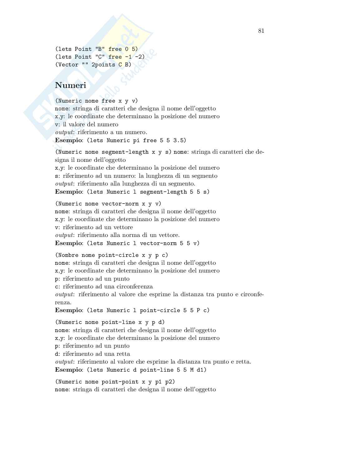 Scheme per Dr. Geo Pag. 81