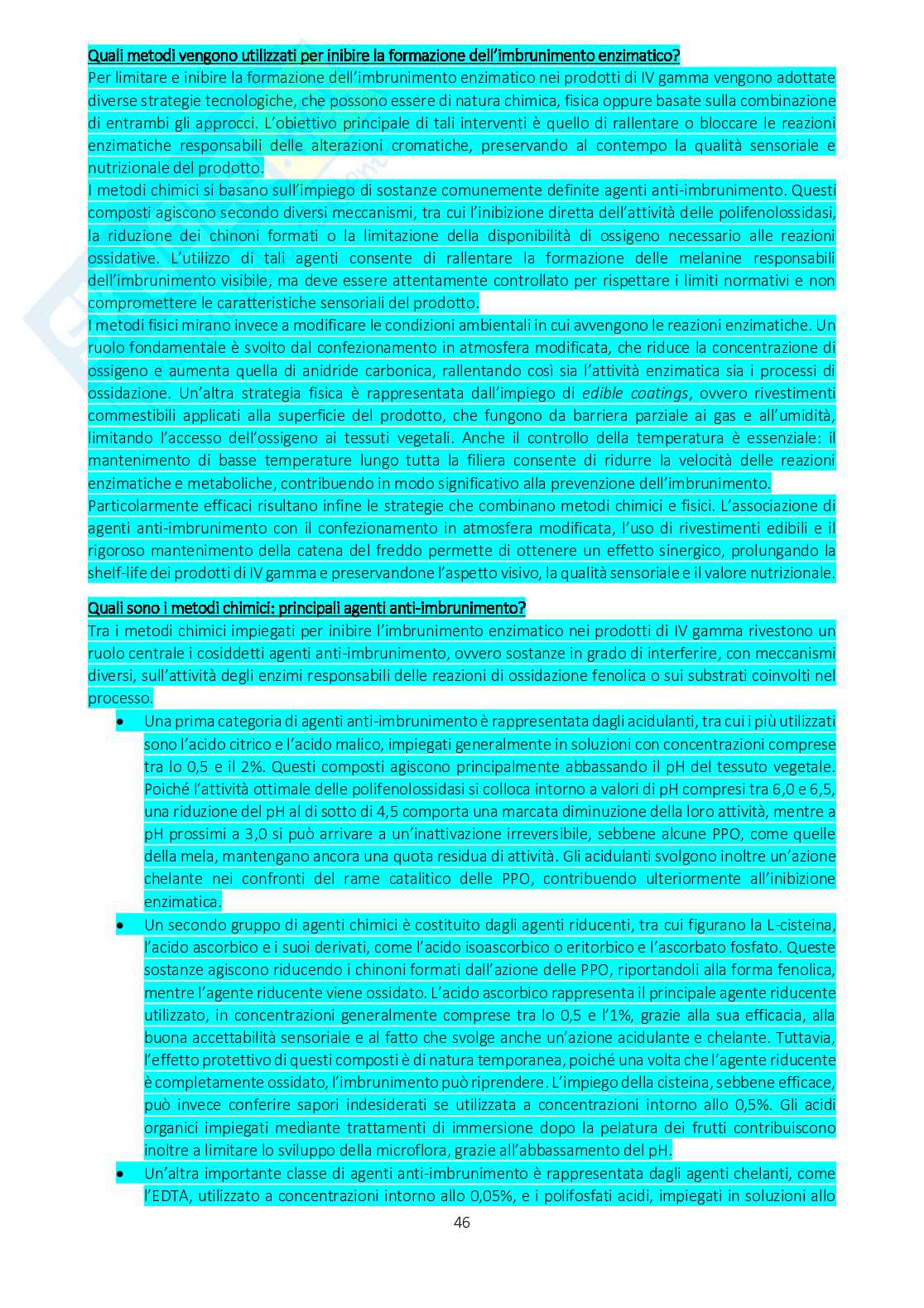 Appunti di Alimenti di origine animale e vegetale Pag. 46