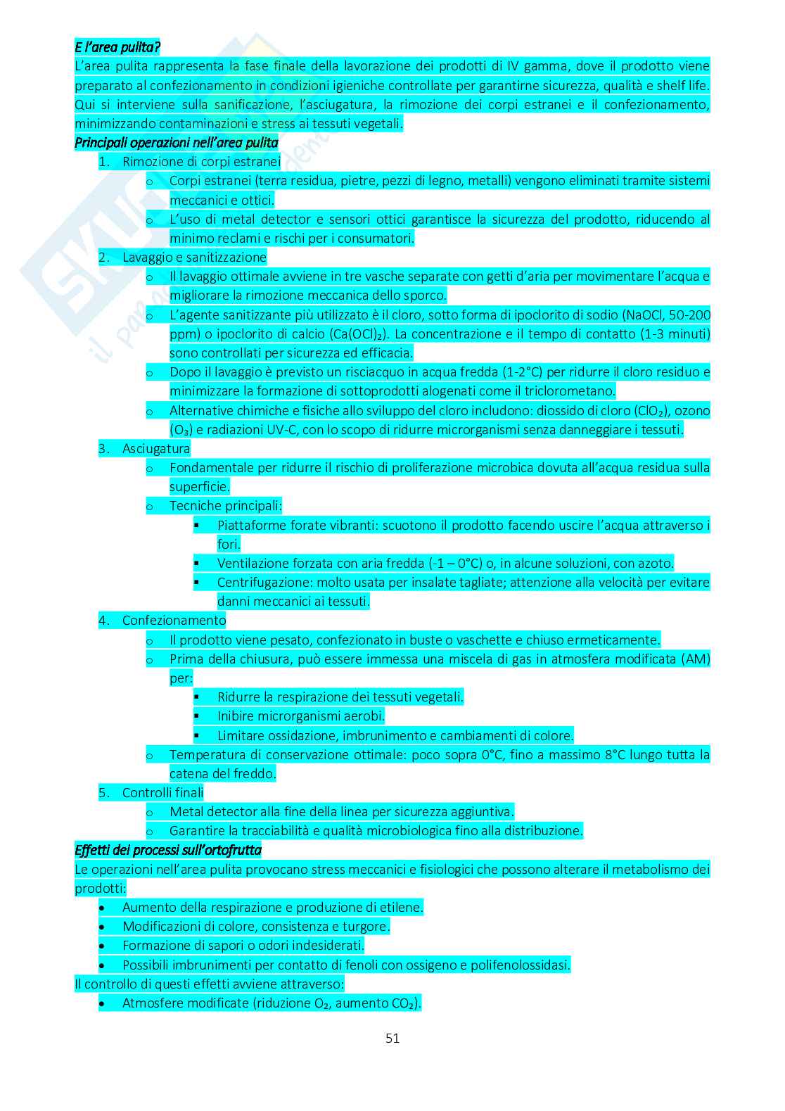 Appunti di Alimenti di origine animale e vegetale Pag. 51