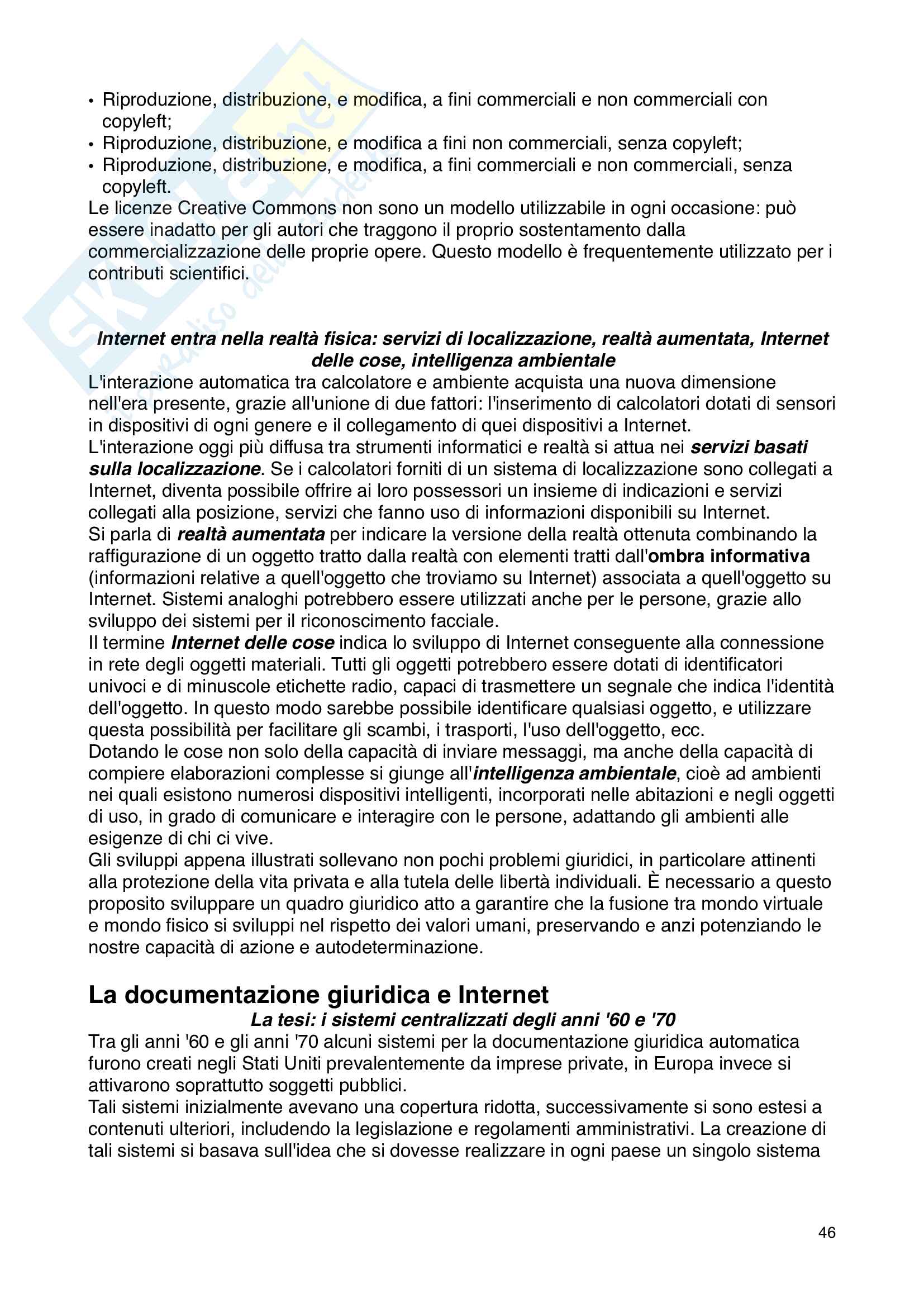 Informatica giuridica Pag. 46