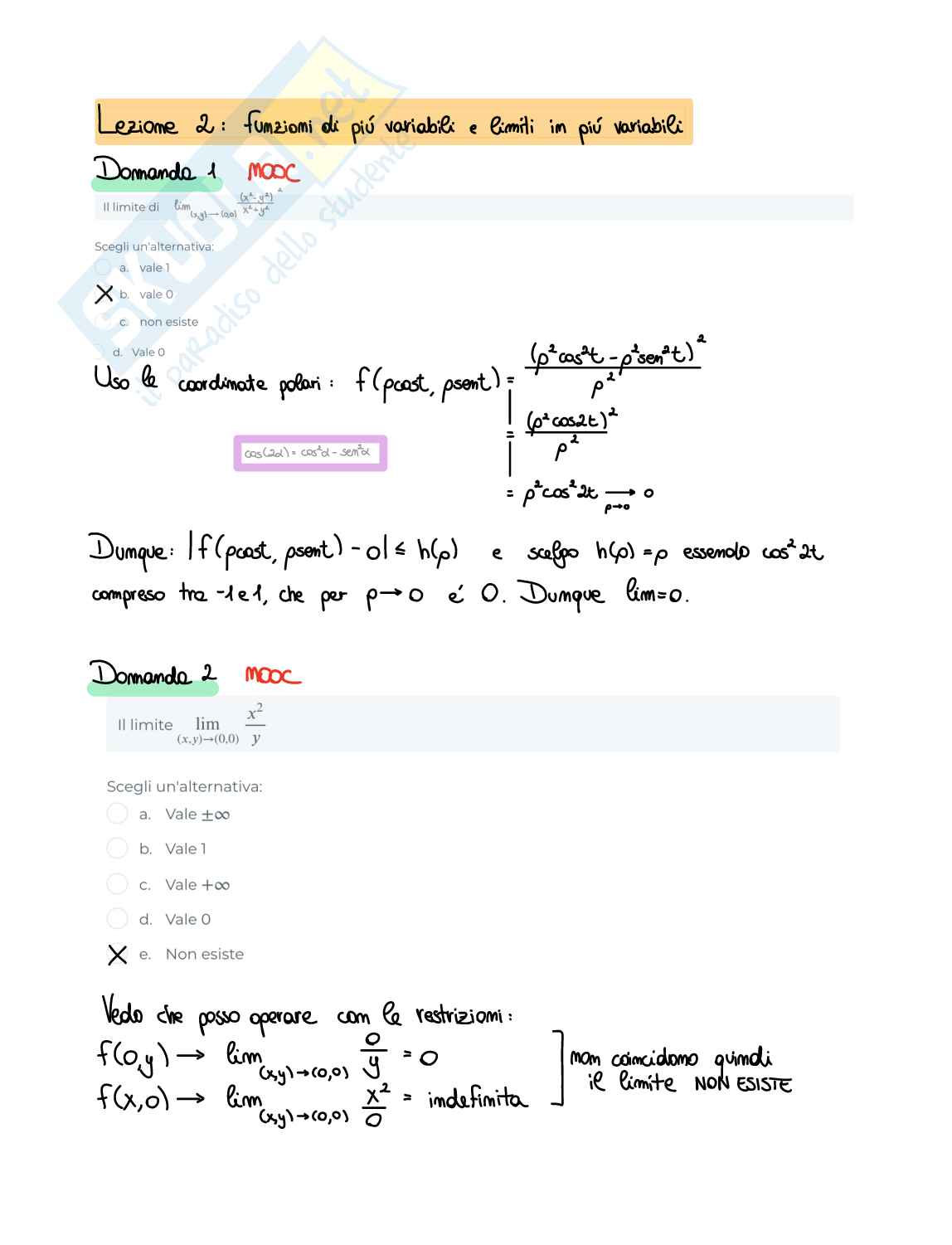 Quiz Analisi 2 Pag. 6