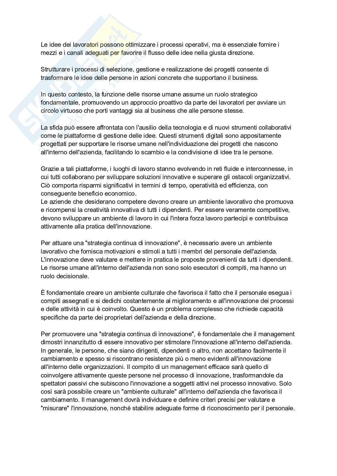 Testo prodotto per l’esame di Economia digitale e dell'innovazione: il ruolo e l’importanza dell’organizzazione nelle imprese innovative digitali Pag. 26