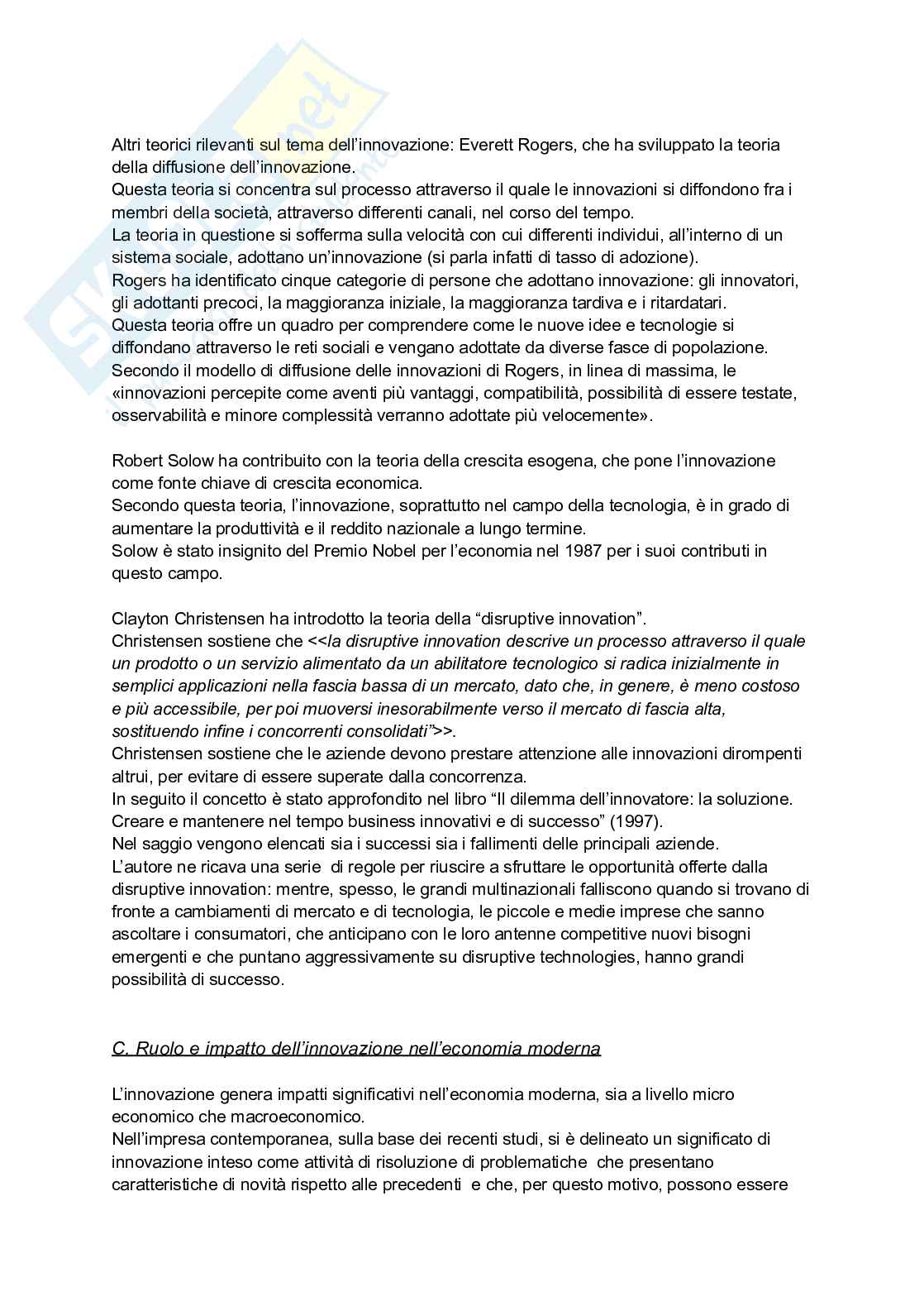 Testo prodotto per l’esame di Economia digitale e dell'innovazione: il ruolo e l’importanza dell’organizzazione nelle imprese innovative digitali Pag. 6