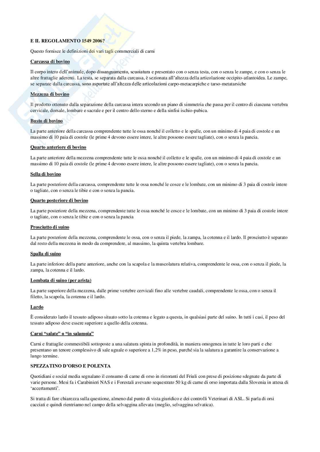 Ispezione degli alimenti - Appunti del corso  Pag. 41