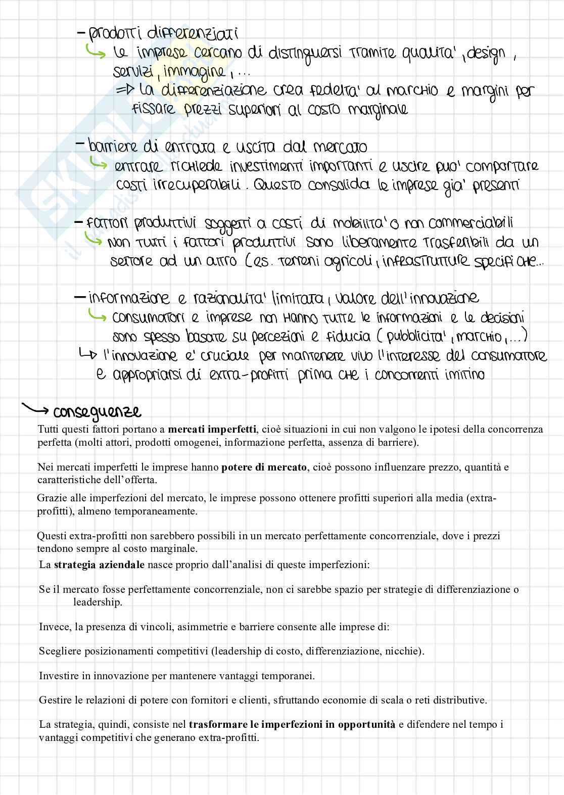 Modulo 1 Impresa e decisione strategiche Pag. 6