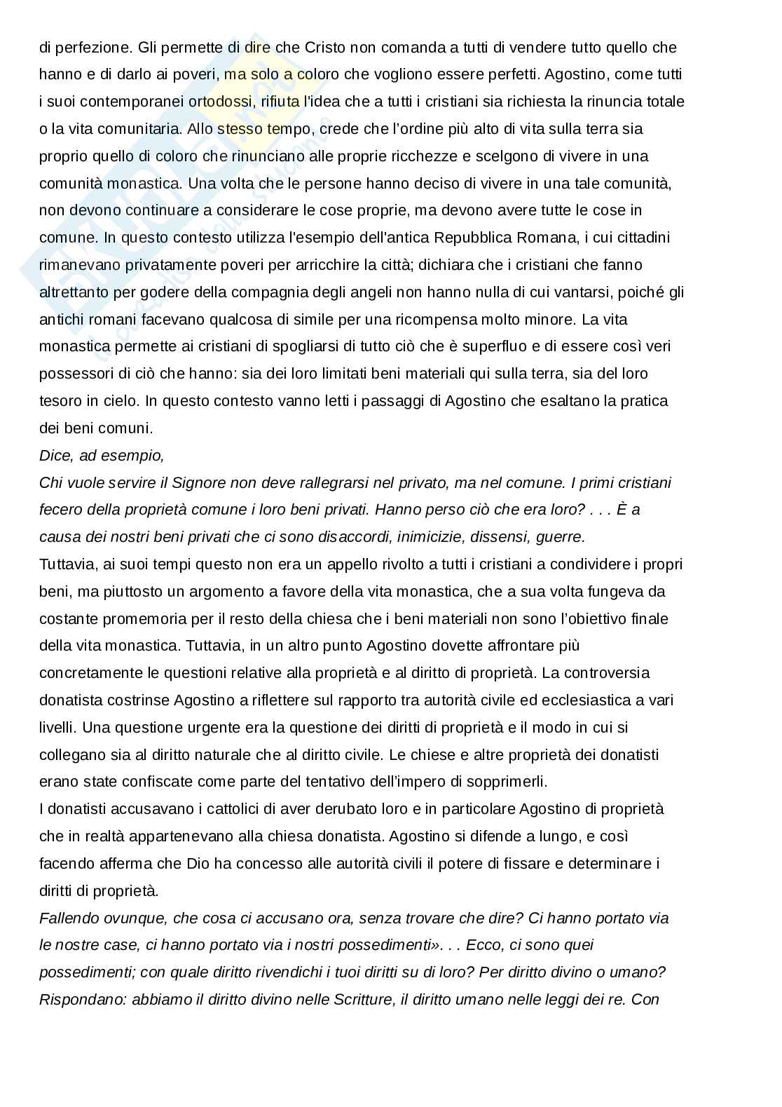 Sant'Agostino - Ricchezza Pag. 6