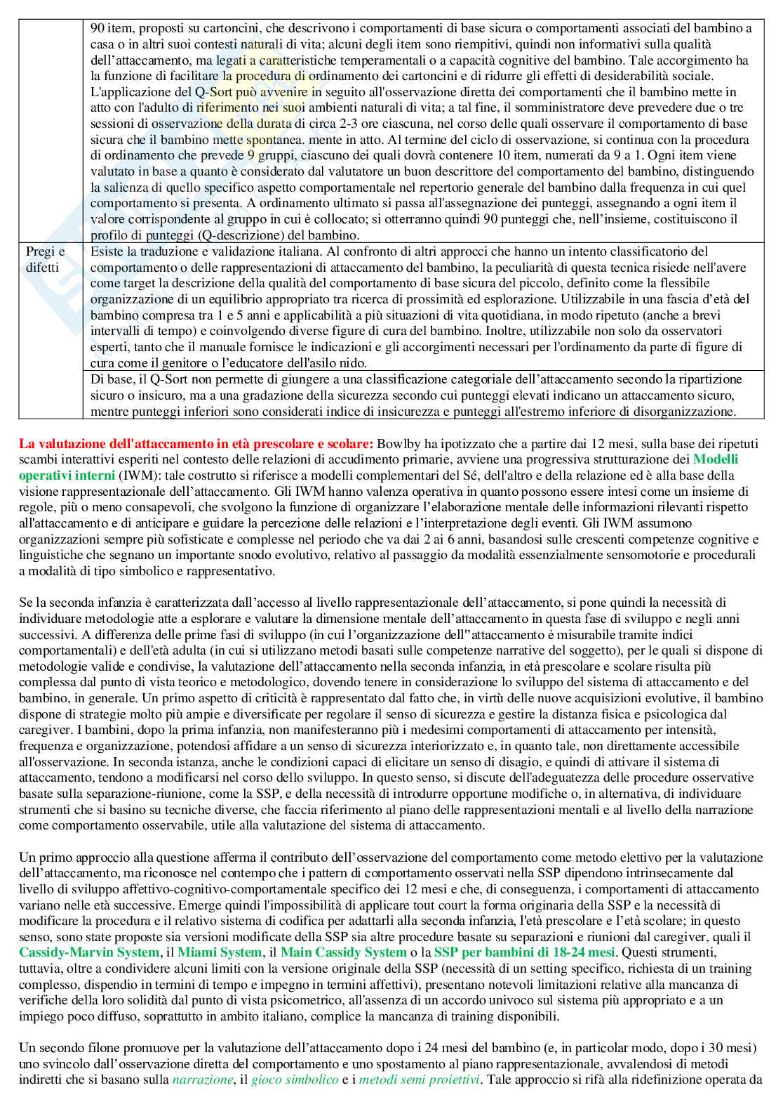 Valutazione dello sviluppo test e questionari Pag. 21