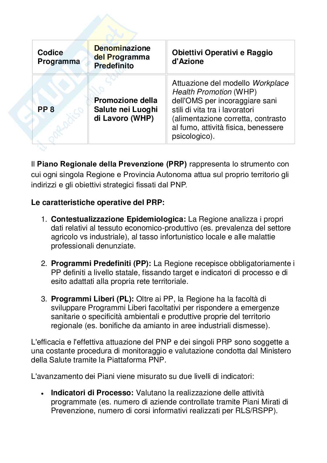 Tirocinio 2 - Politiche di prevenzione Pag. 16