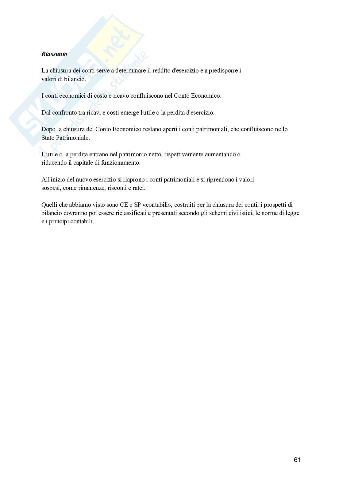 Economia aziendale Pag. 61