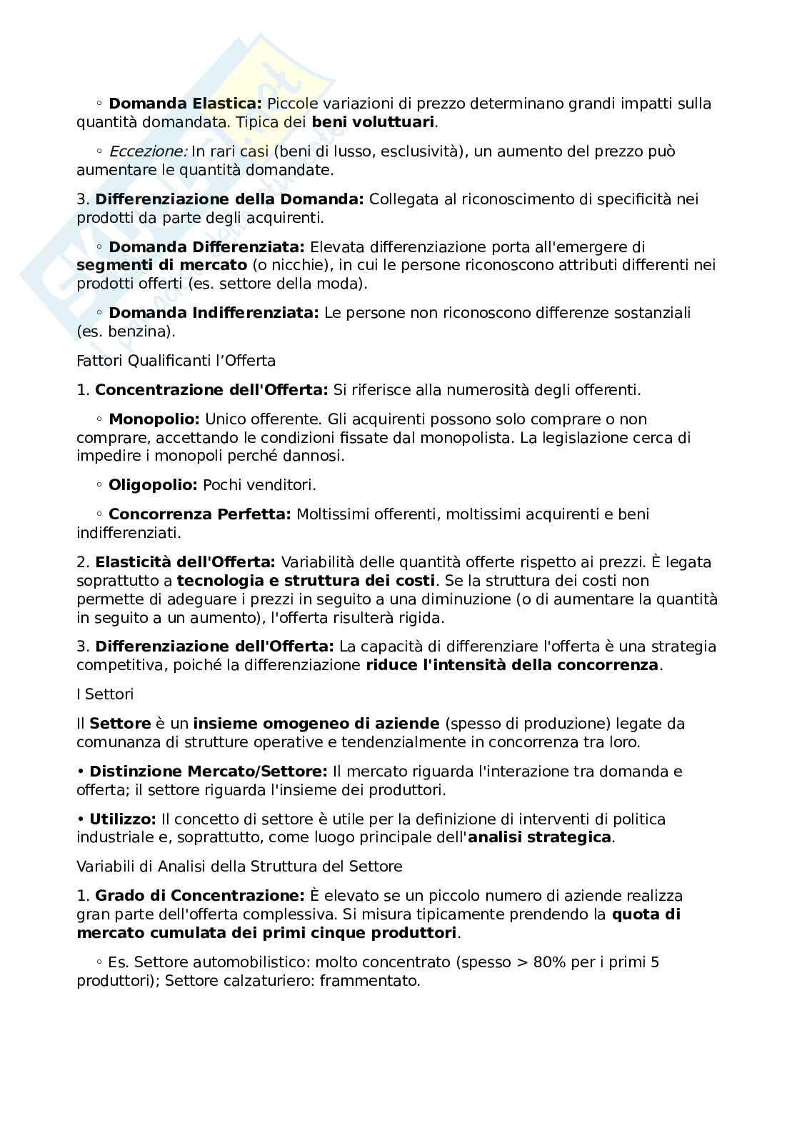 L’ambiente esterno: Analisi PESTEL e ambiente competitivo Pag. 6