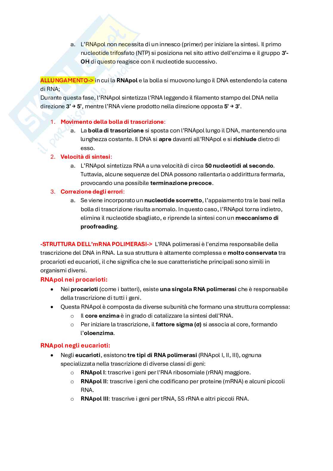 Biologia molecolare  Pag. 31