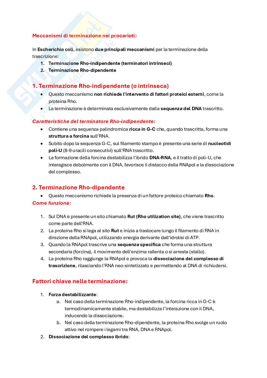 Biologia molecolare  Pag. 36