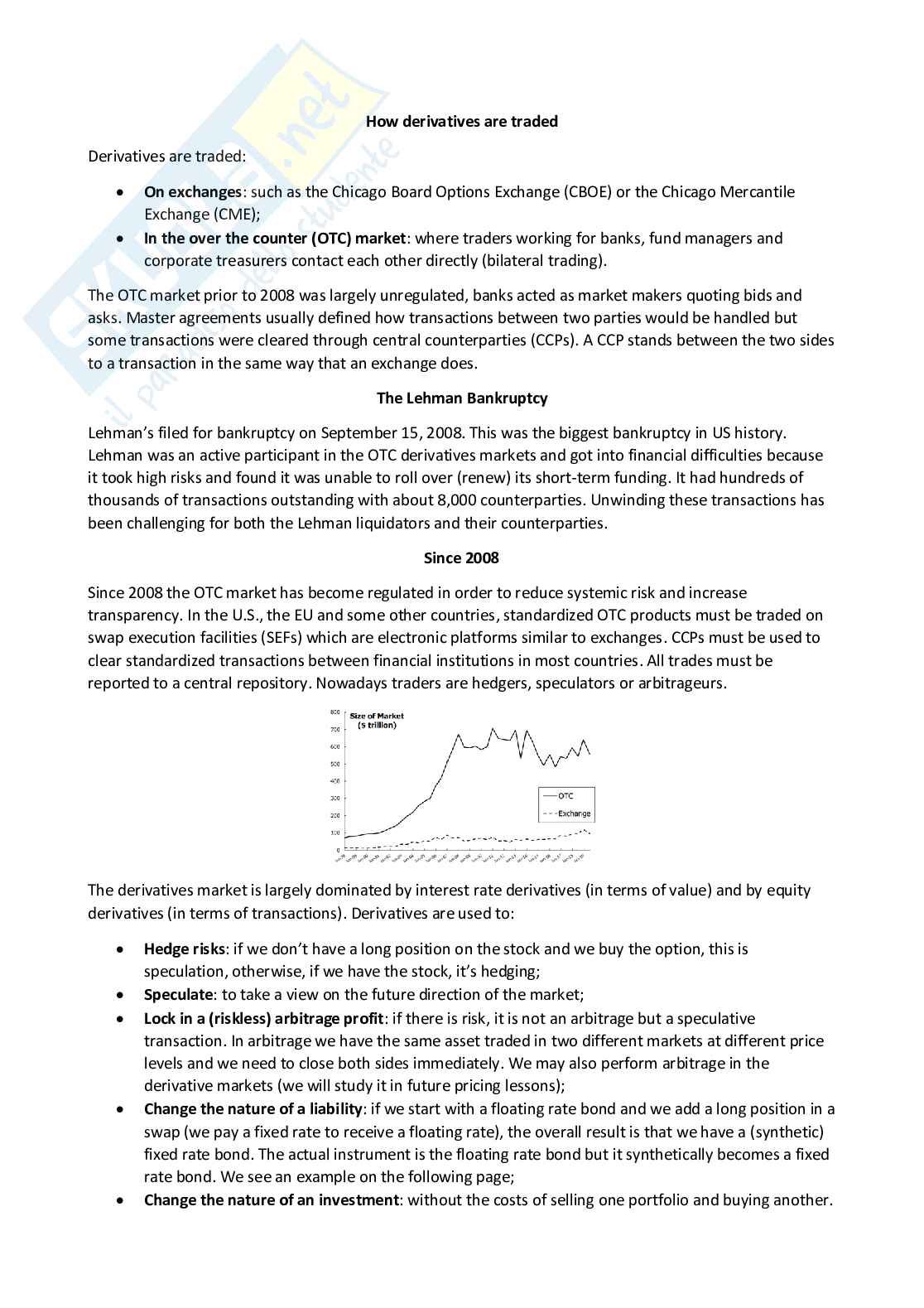 Derivative securities pricing - Appunti completi (ENG) Pag. 2