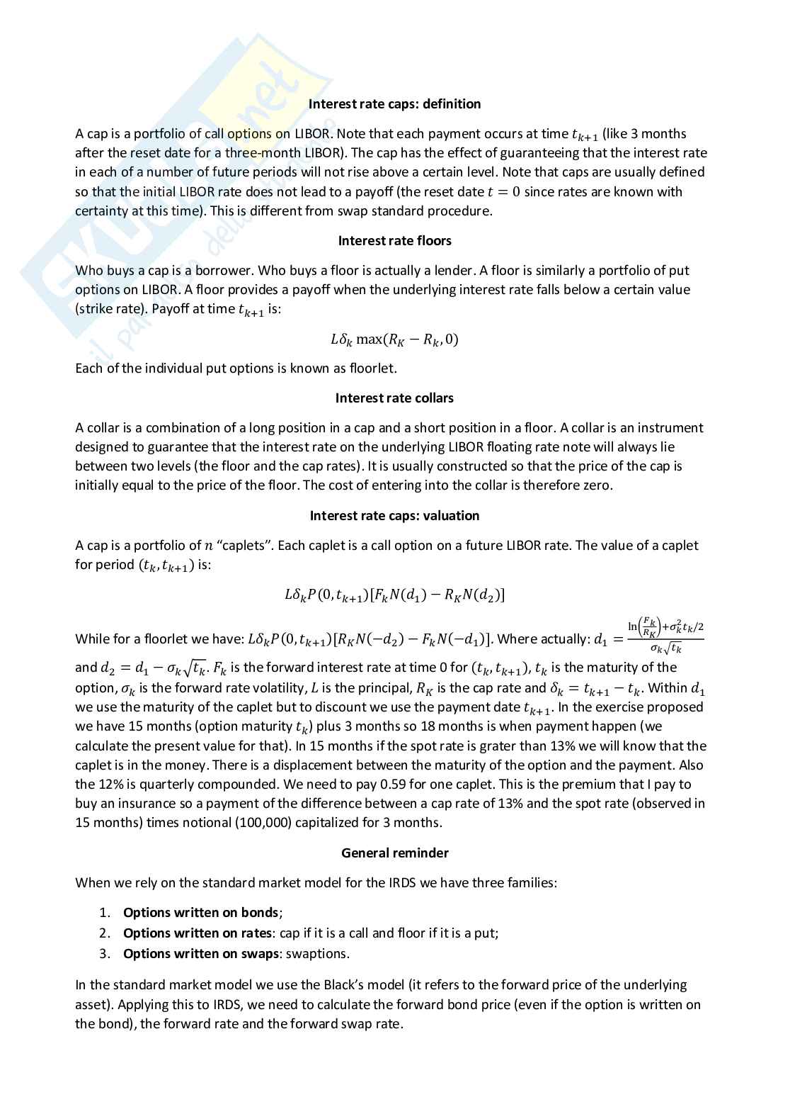 Derivative securities pricing - Appunti completi (ENG) Pag. 66