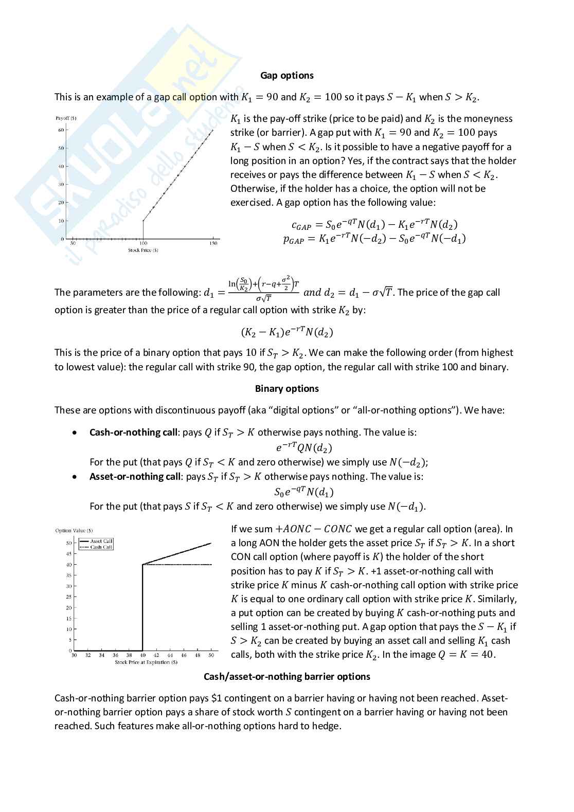 Derivative securities pricing - Appunti completi (ENG) Pag. 76