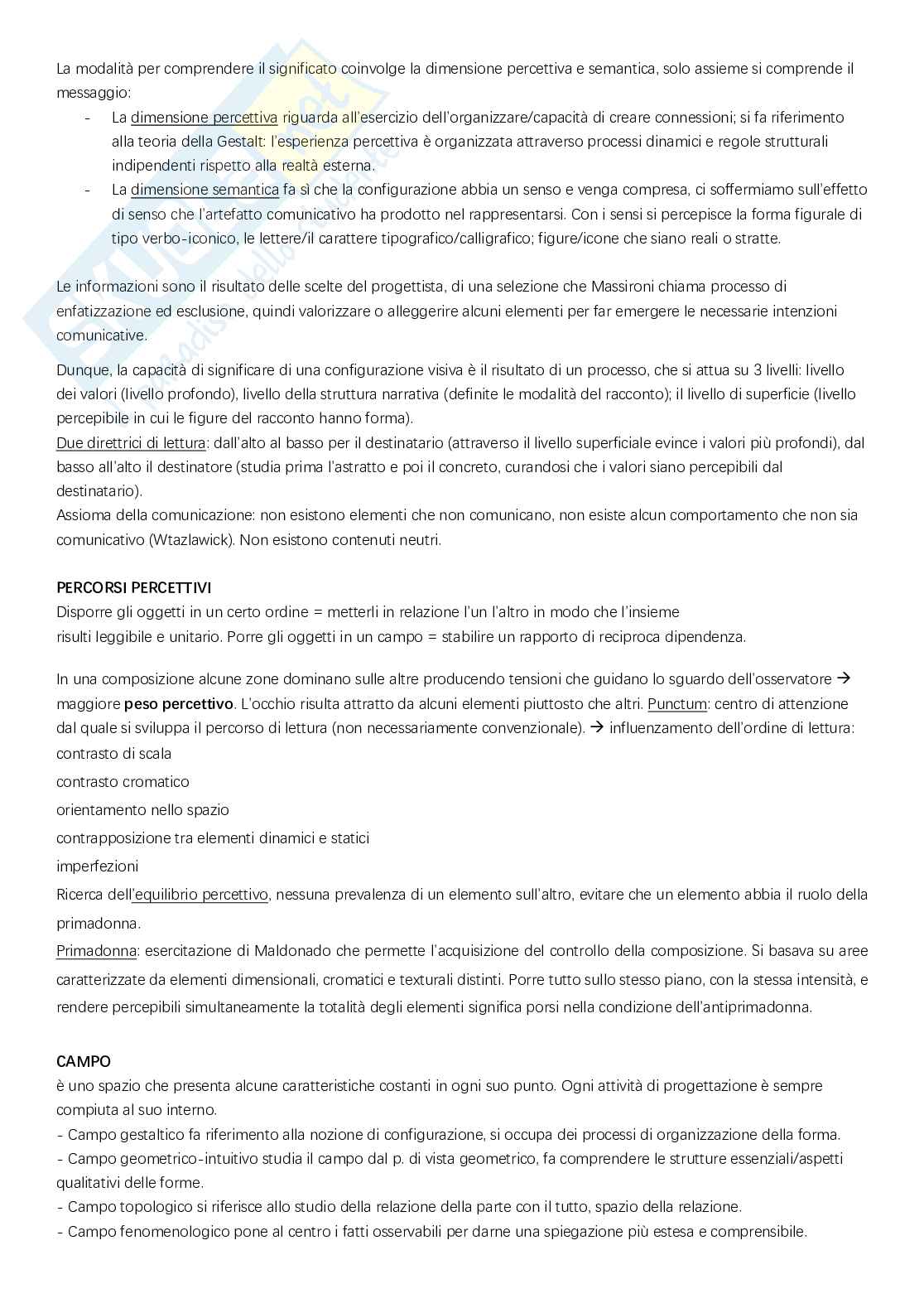 Appunti di lezione Culture visive e sistemi iconografici Pag. 2