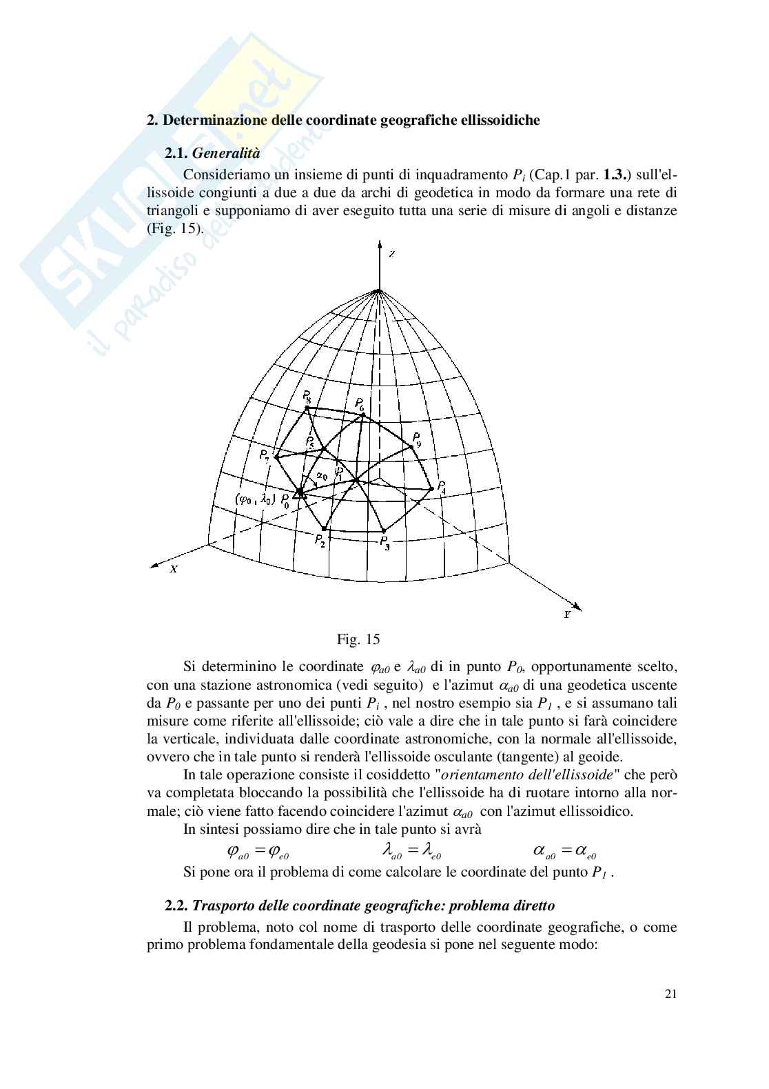 Appunti Topografia - Elementi di Geodesia Pag. 21