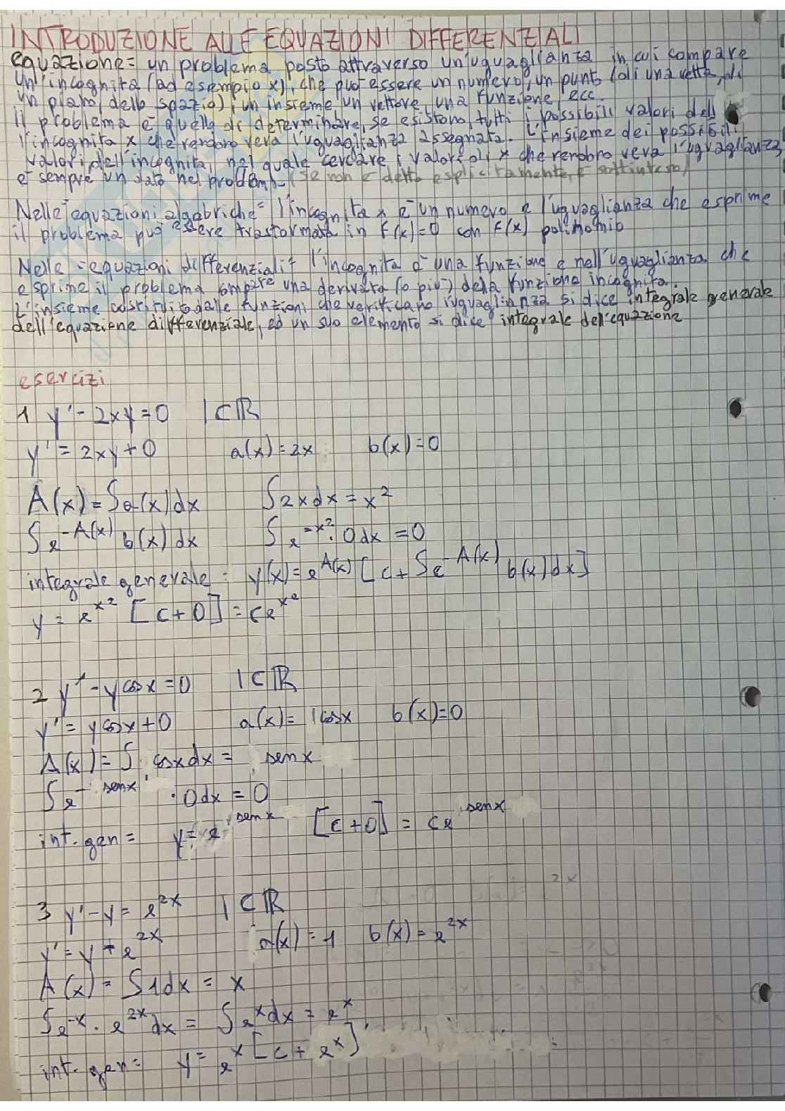 Riassunto esame Corso integrato di istituzioni di matematiche, Prof. Fiorenza Alberto, libro consigliato Elementi di analisi matematica e Geometria con prerequisiti ed esercizi svolti, Crasta, Malusa Pag. 36