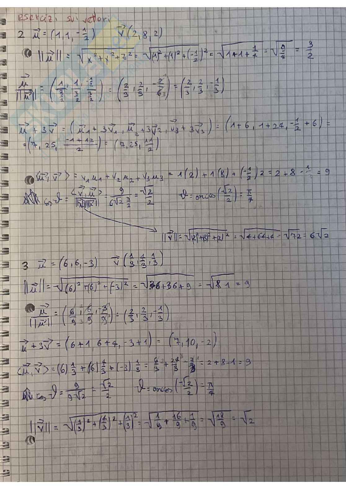 Riassunto esame Corso integrato di istituzioni di matematiche, Prof. Fiorenza Alberto, libro consigliato Elementi di analisi matematica e Geometria con prerequisiti ed esercizi svolti, Crasta, Malusa Pag. 51