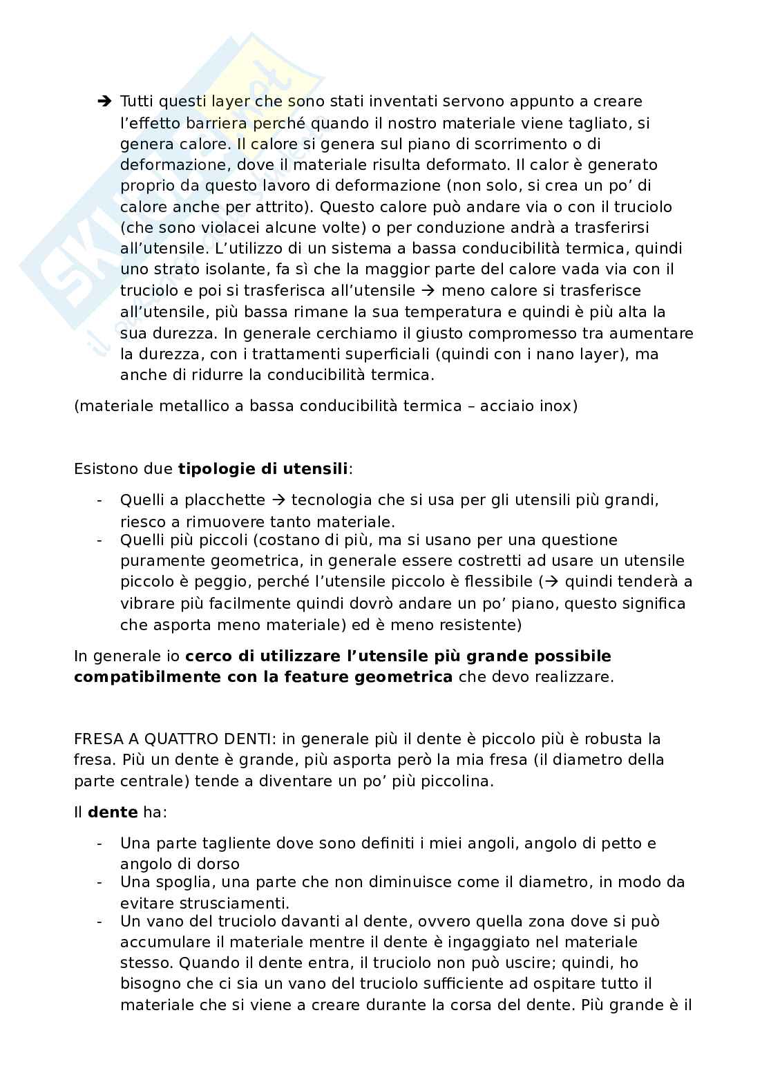 Tipologie di lavorazione Pag. 2