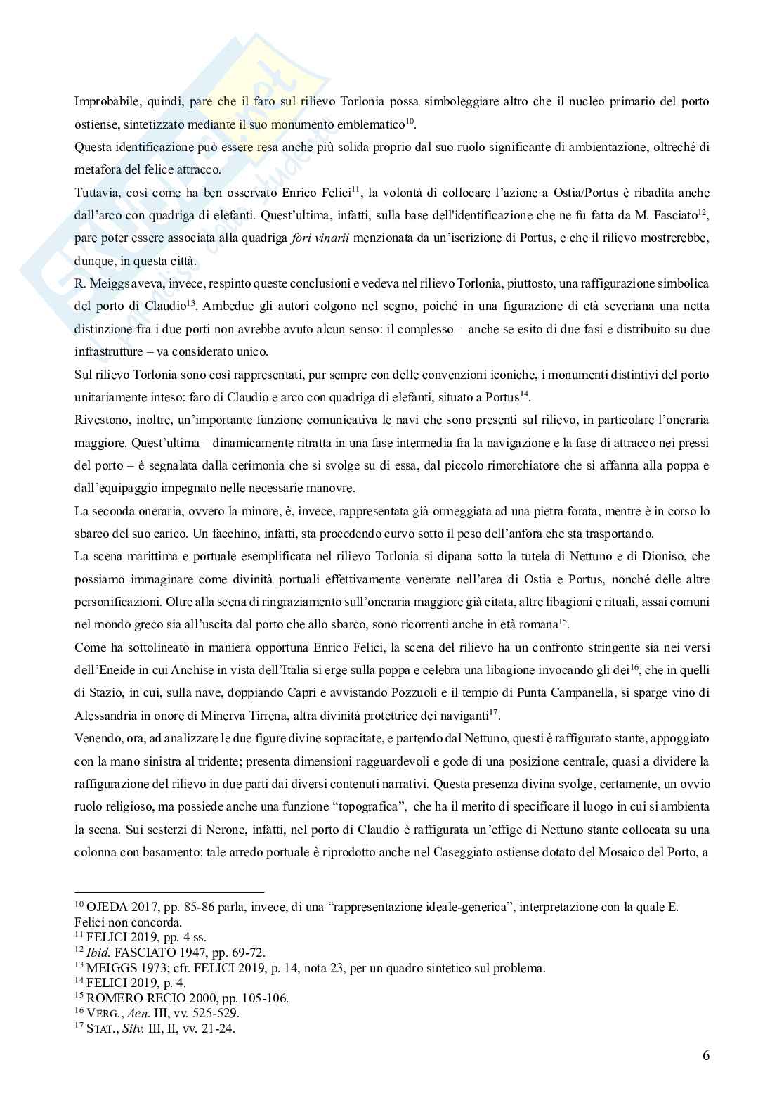 Riassunto esame Topografia dell'italia antica, Prof. De Magistris Elio, libro consigliato Introduzione alla topografia antica, Quilici, Quilici Gigli Pag. 6