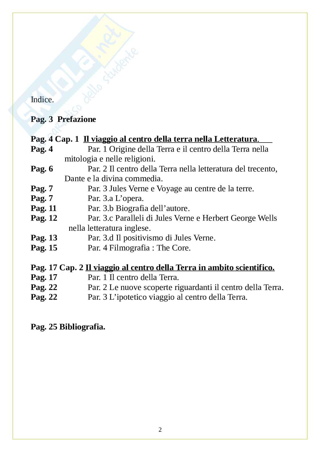 Un viaggio al centro della terra tra realtà e letteratura Pag. 2