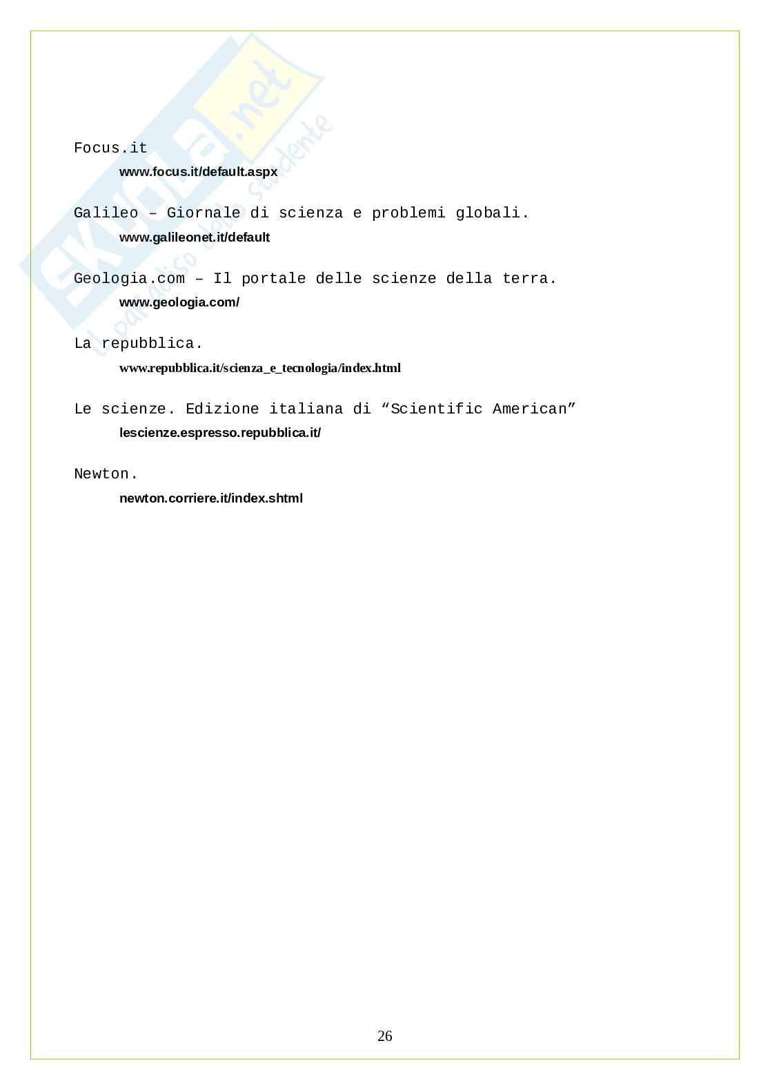Un viaggio al centro della terra tra realtà e letteratura Pag. 26