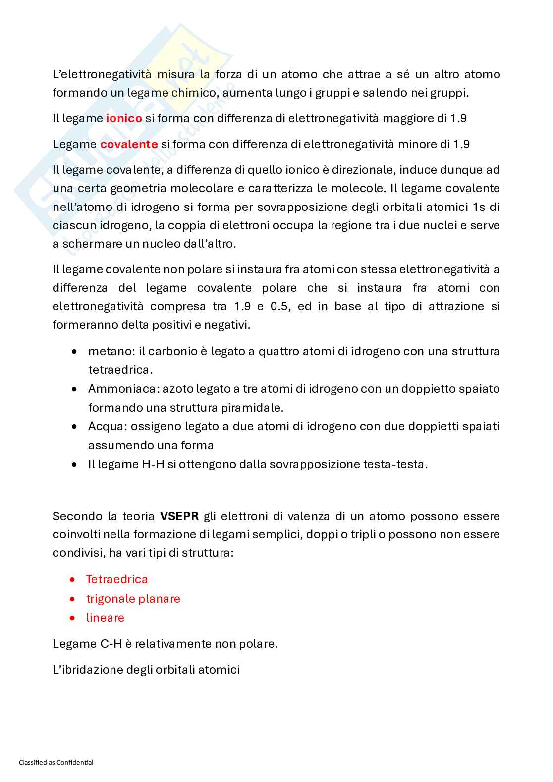Appunti Chimica organica con laboratorio Pag. 2