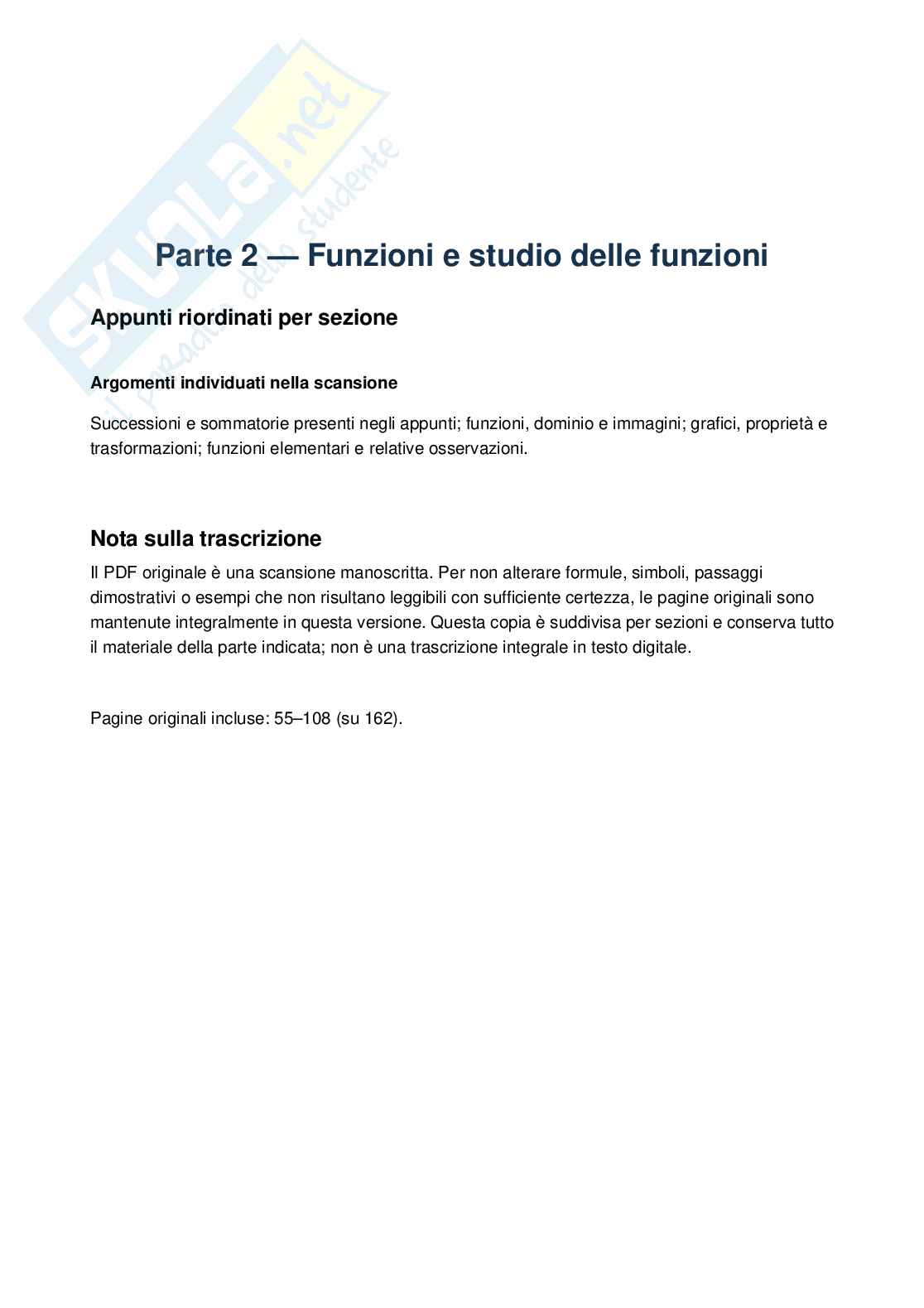 Analisi 1 - parte 2 Pag. 1