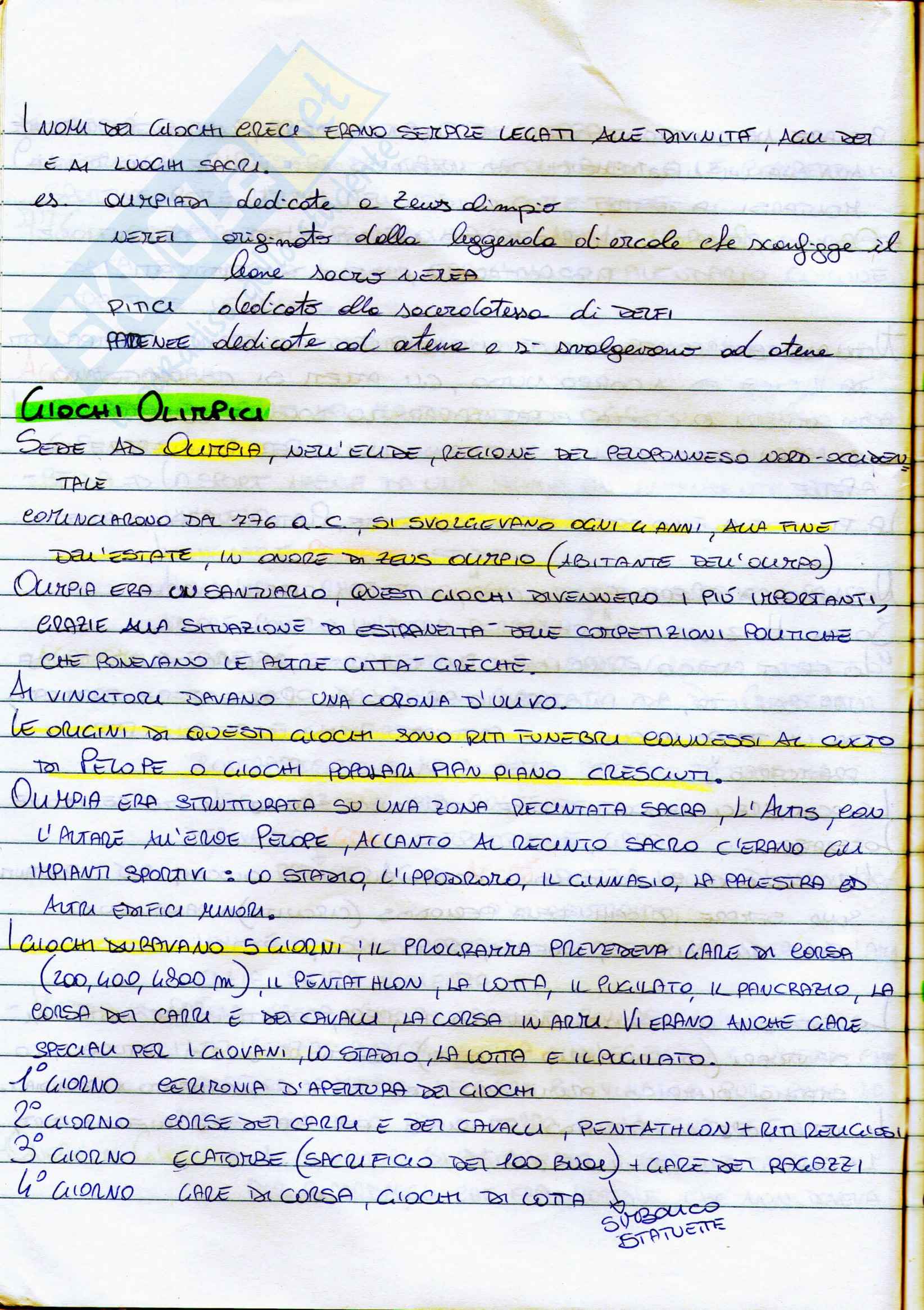 Riassunto esame Pedagogia dello sport, prof. Isidori, libro consigliato Dalla ginnastica greca allo sport contemporaneo di Barbieri Pag. 6