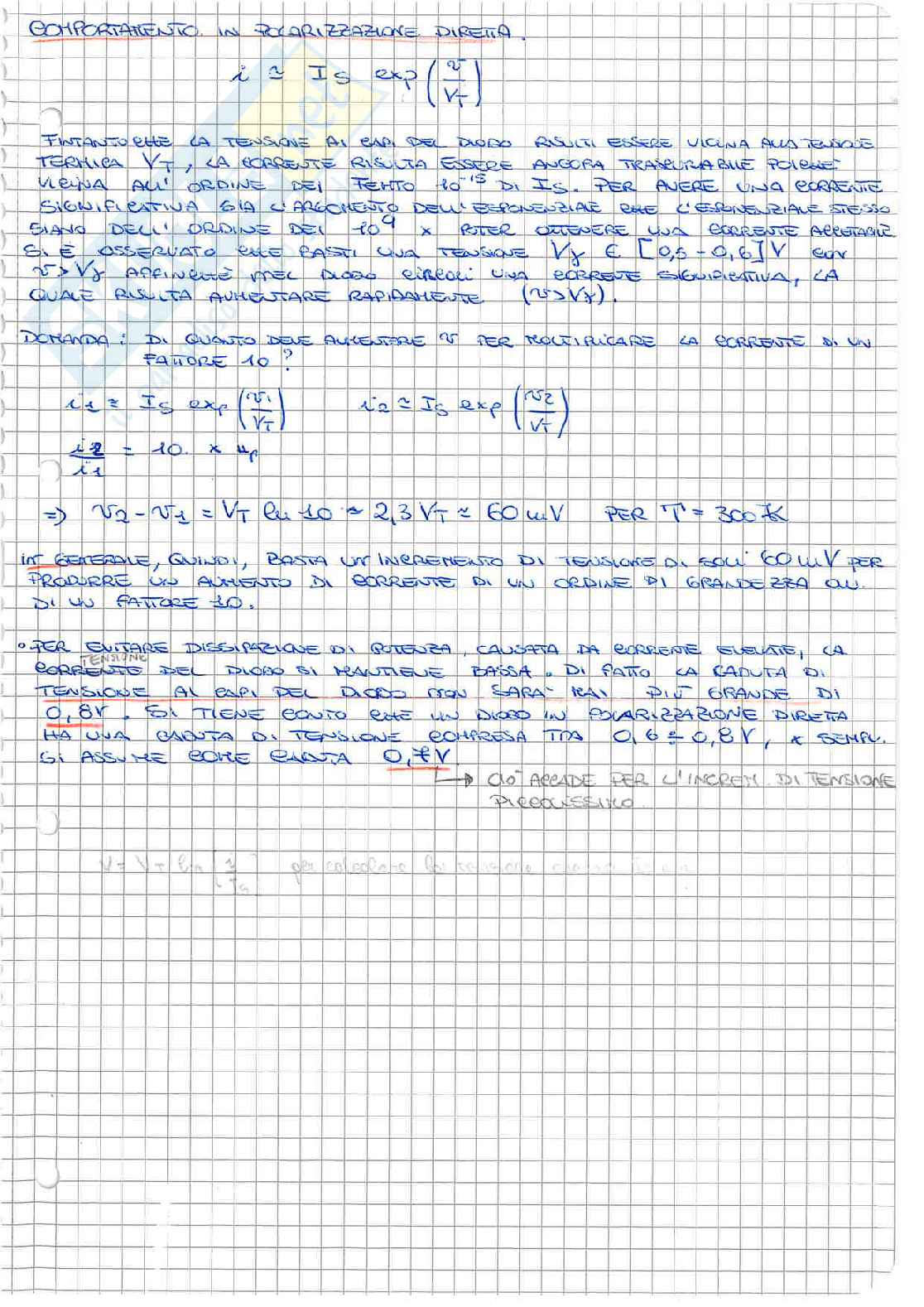 Appunti di Elettronica generale - Parte VI Pag. 2