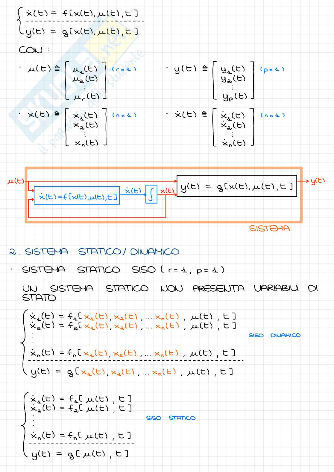 Appunti lezione Fondamenti di automatica Pag. 16