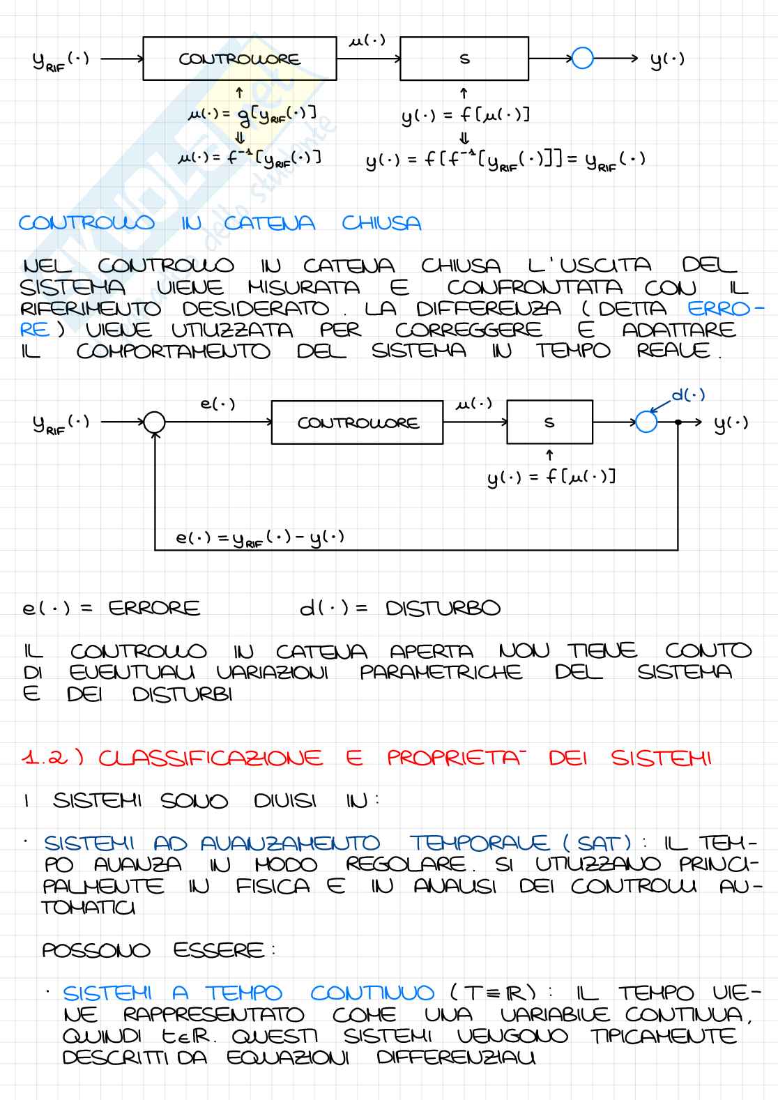 Appunti lezione Fondamenti di automatica Pag. 2