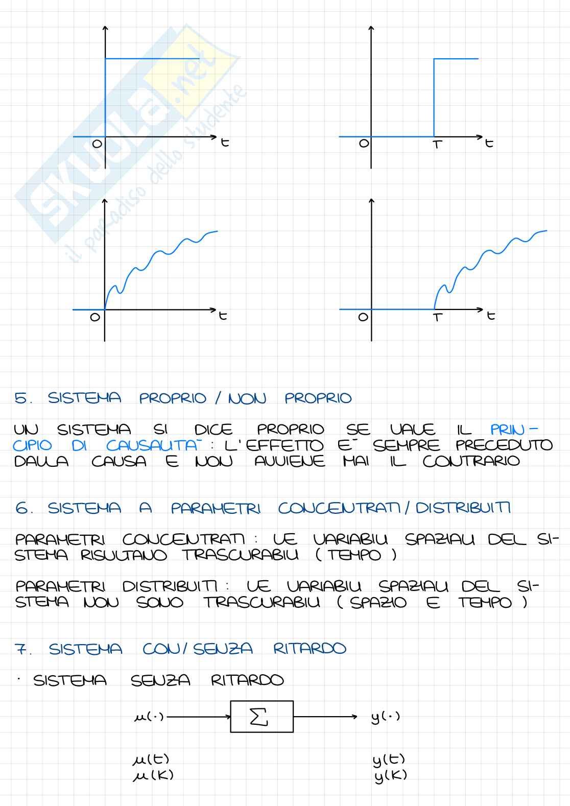 Appunti lezione Fondamenti di automatica Pag. 6