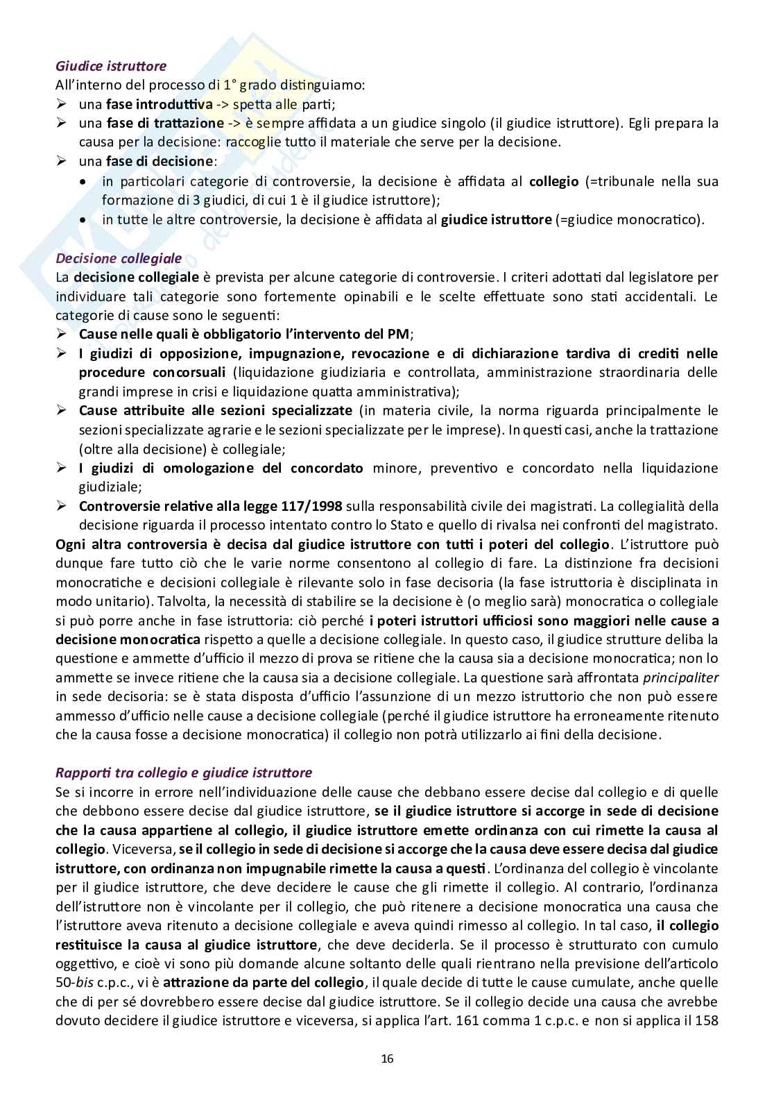 Diritto processuale civile basato sul manuale Luiso volume II (modulo A) Pag. 16
