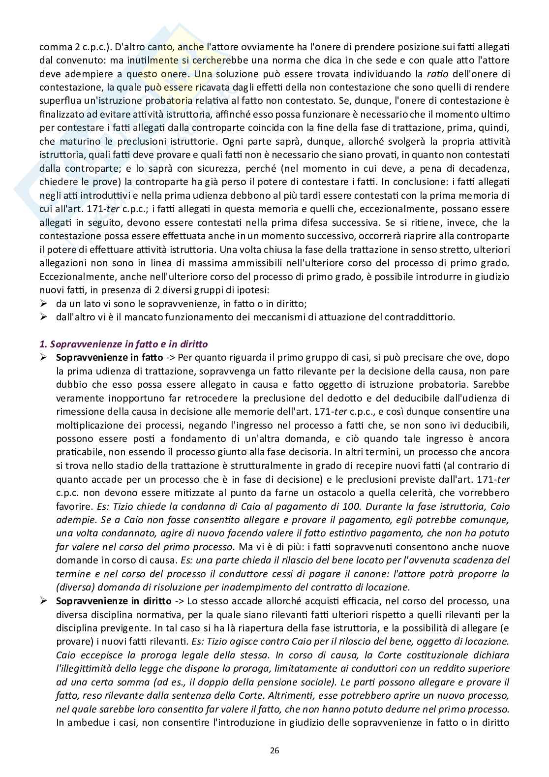 Diritto processuale civile basato sul manuale Luiso volume II (modulo A) Pag. 26