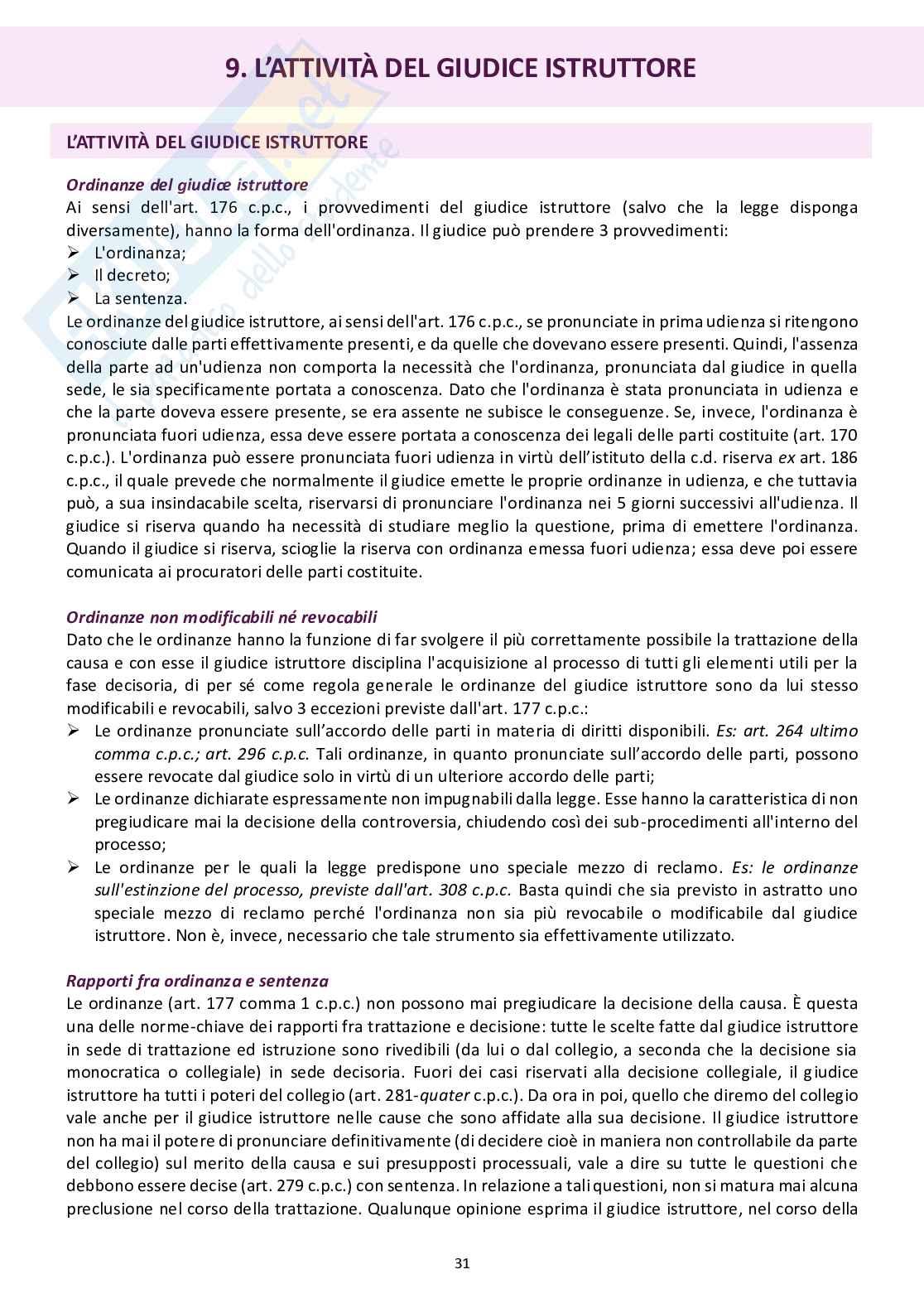 Diritto processuale civile basato sul manuale Luiso volume II (modulo A) Pag. 31