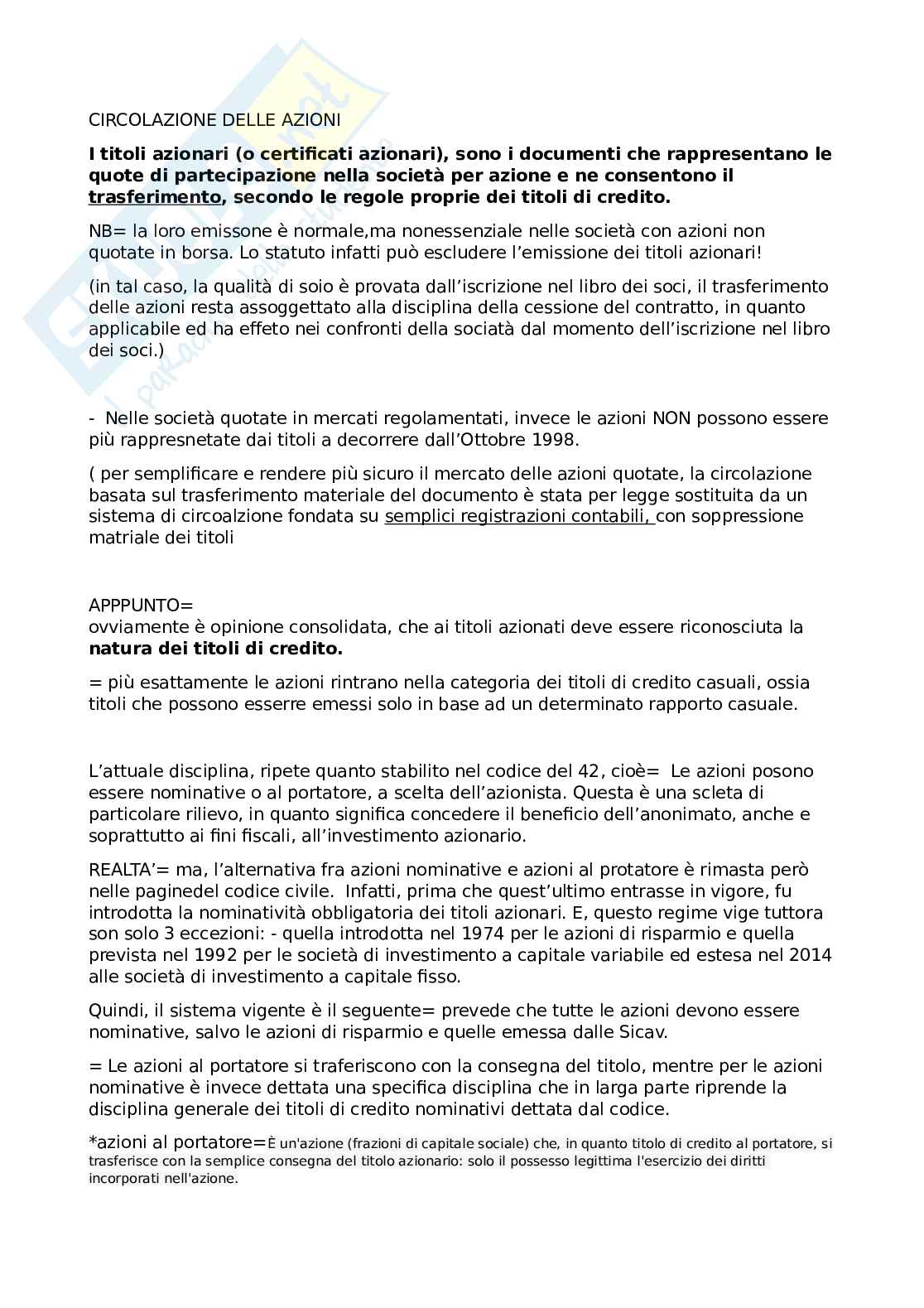 Appunti di Diritto commerciale Pag. 6