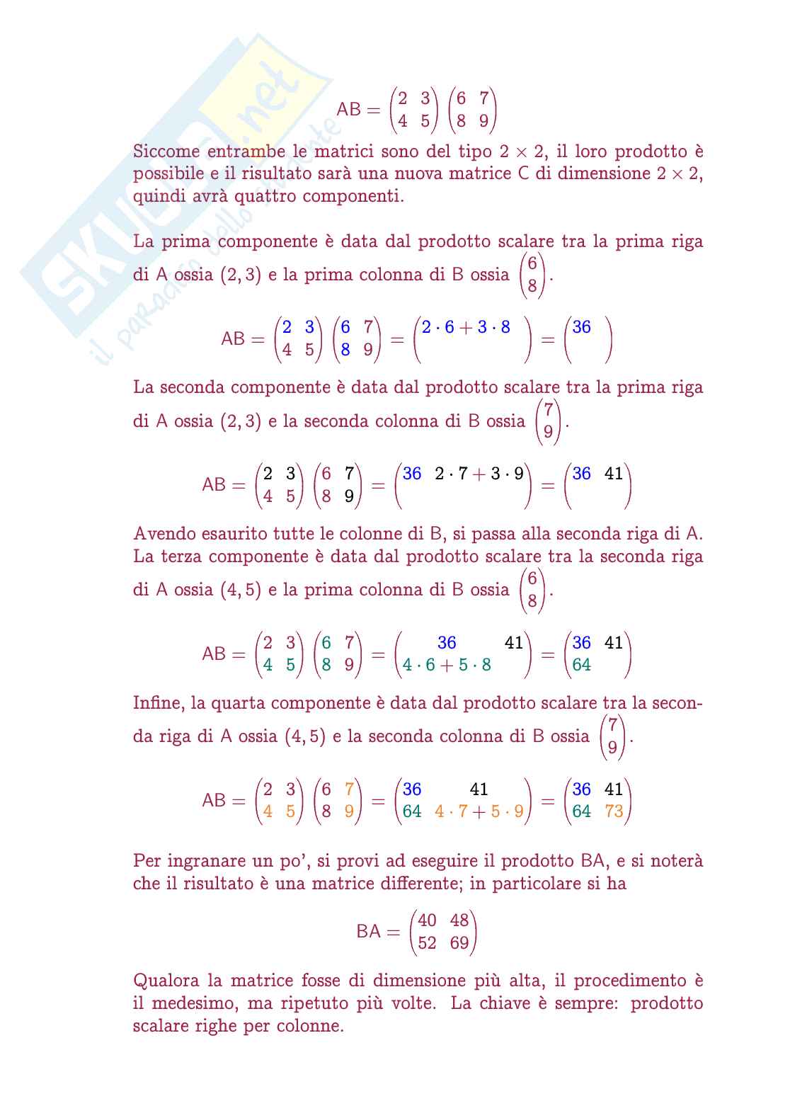 Matematica generale Pag. 41