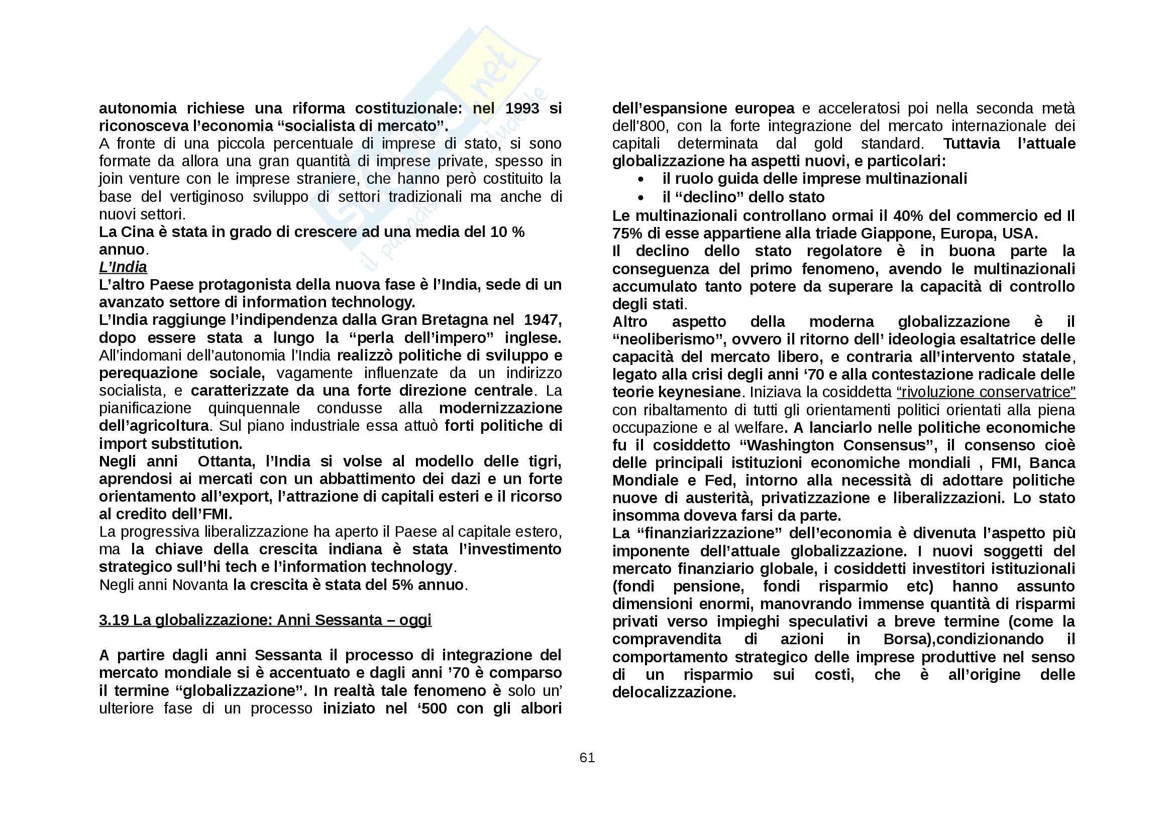 Storia economica Pag. 61
