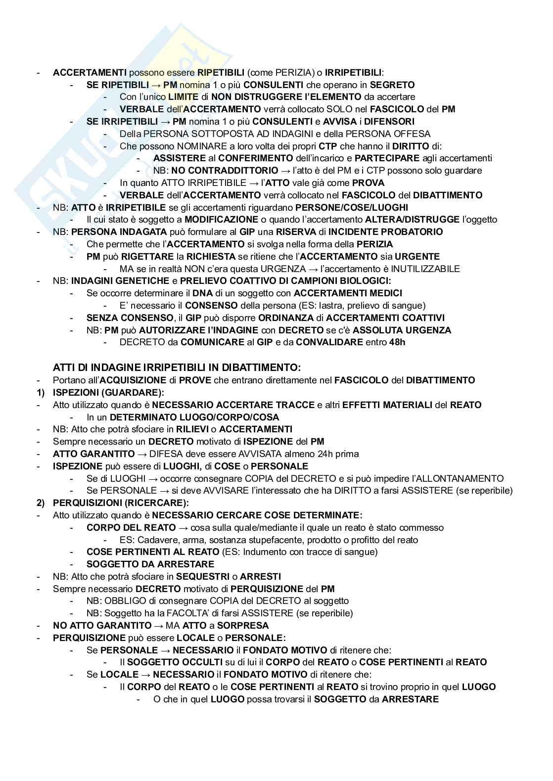 Diritto processuale penale Pag. 11