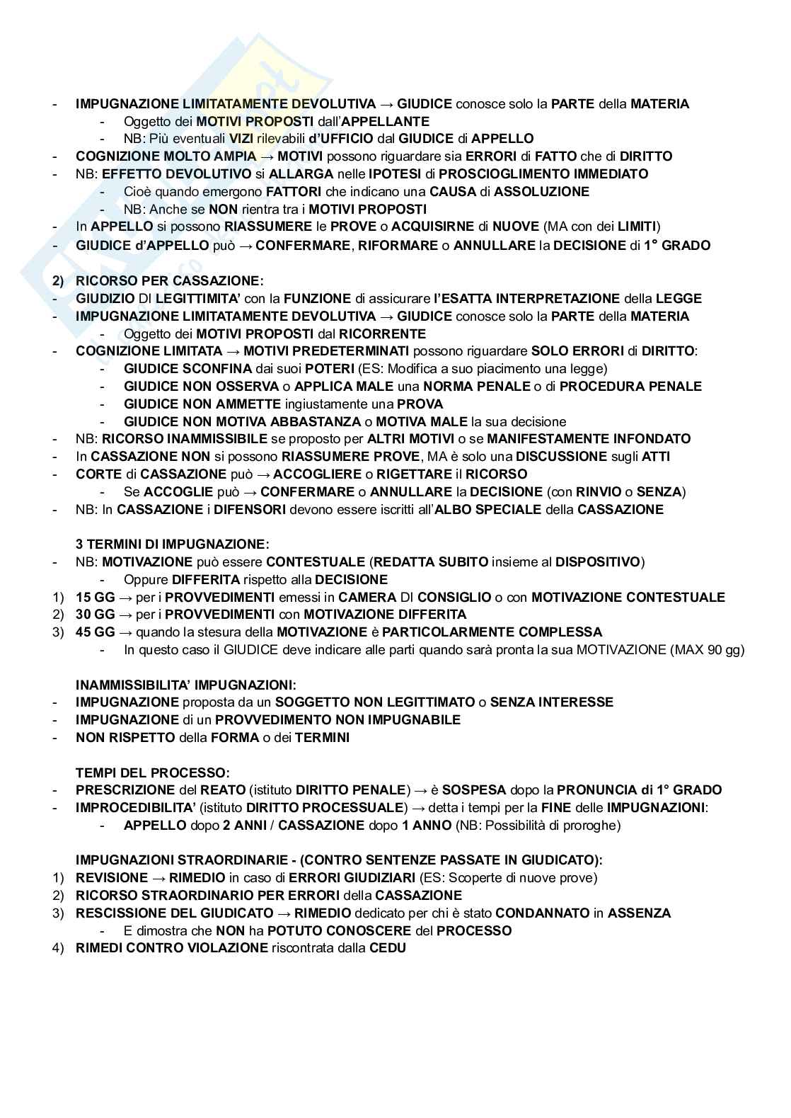 Diritto processuale penale Pag. 26
