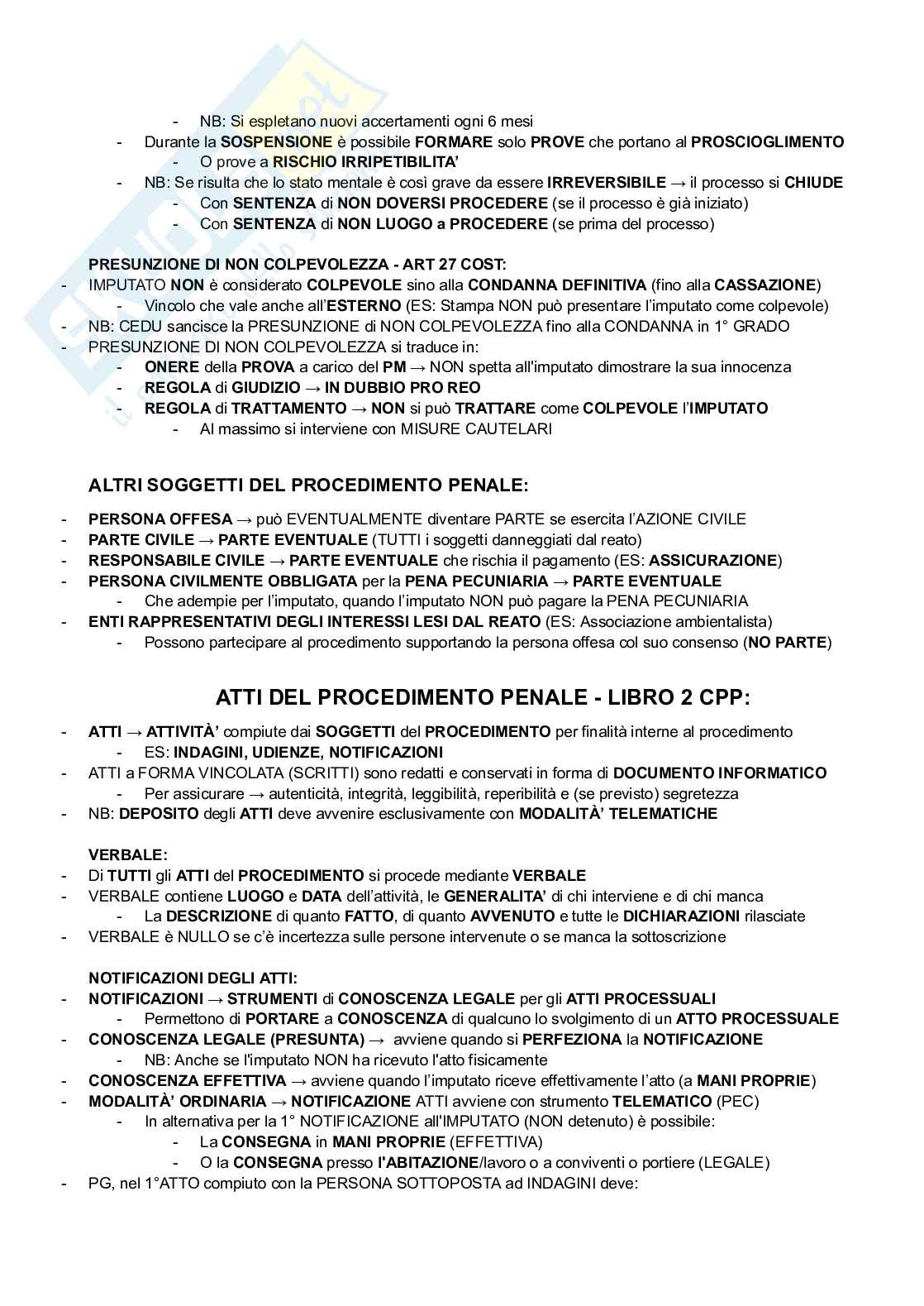 Diritto processuale penale Pag. 6