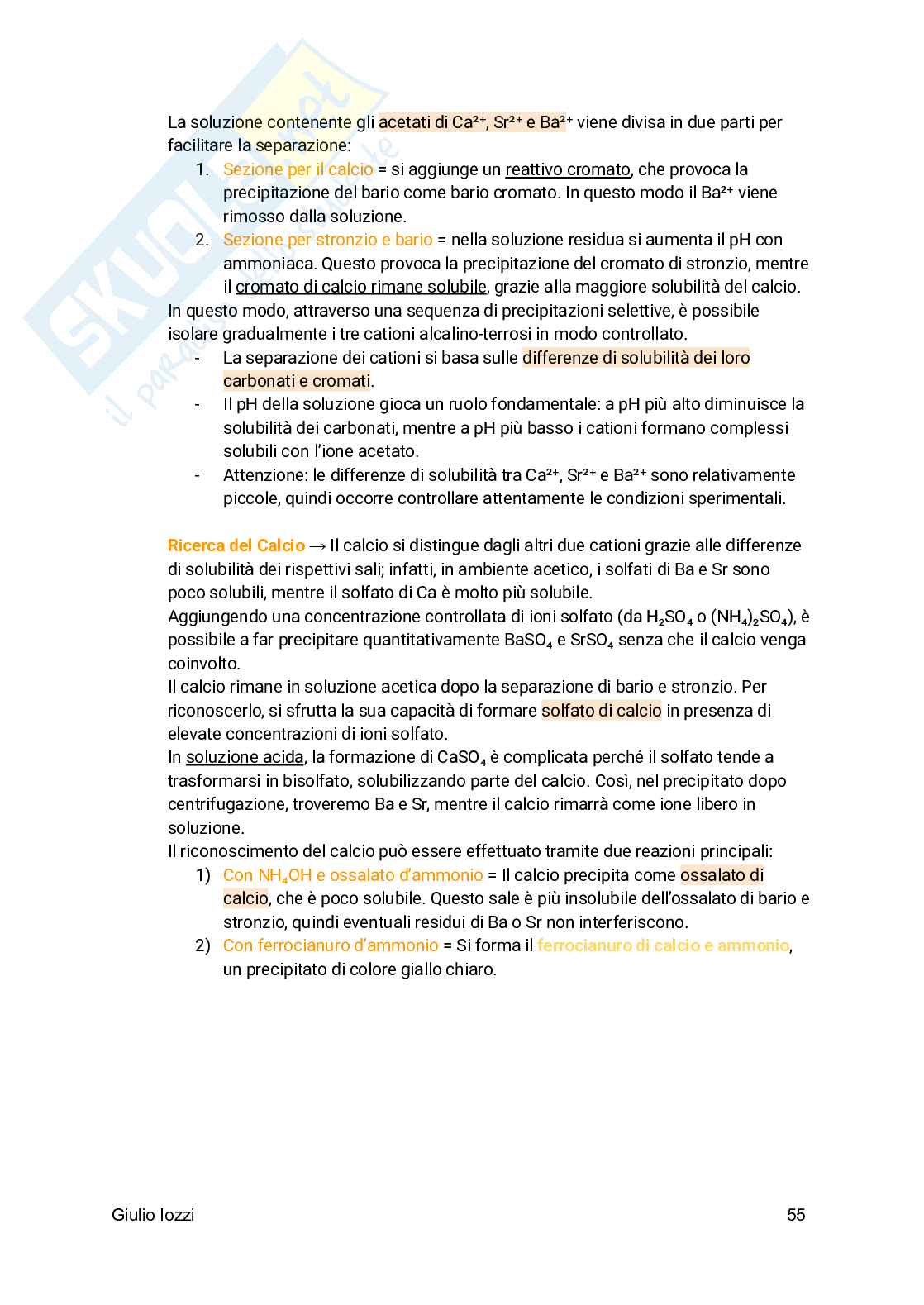 Analisi chimico-farmaceutica qualitativa  Pag. 56