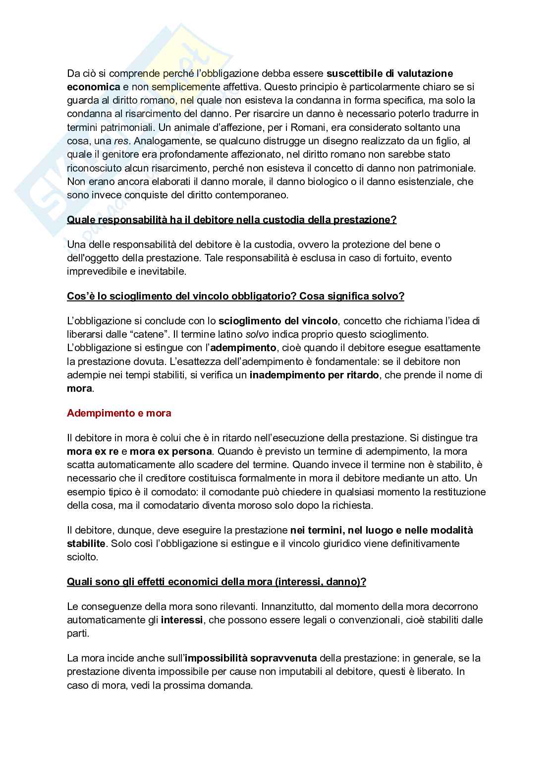 Domande frequenti esame Istituzioni di diritto romano Pag. 2